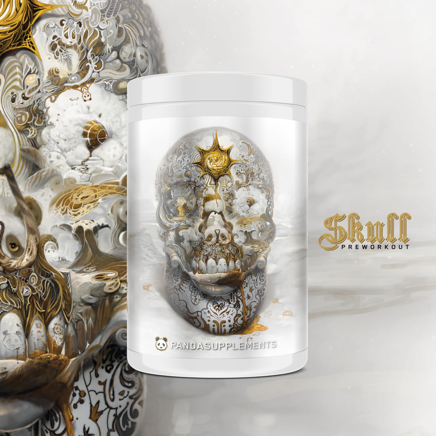 Underground Bio Labs/Panda Supps Skull High Stim/Nootropic Pre-Workout,Lion's Mane Underground Bio LabsUS supplements