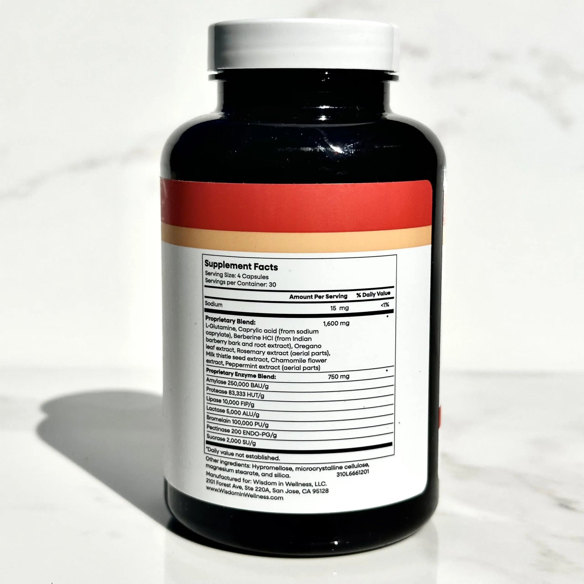 Wisdom In Wellness Gut Optimyze - 120 Digestive Health Capsules - Vitamins & Probiotics for Gut Health - Complete for Men & Women - Digestive Gut Health Pills - Healthy Gut Probiotics Wisdom In Wellnessnz supplements