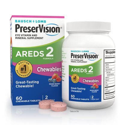 PreserVision AREDS 2 Eye Vitamin & Mineral Supplement, Contains Lutein PreserVisionUS supplements