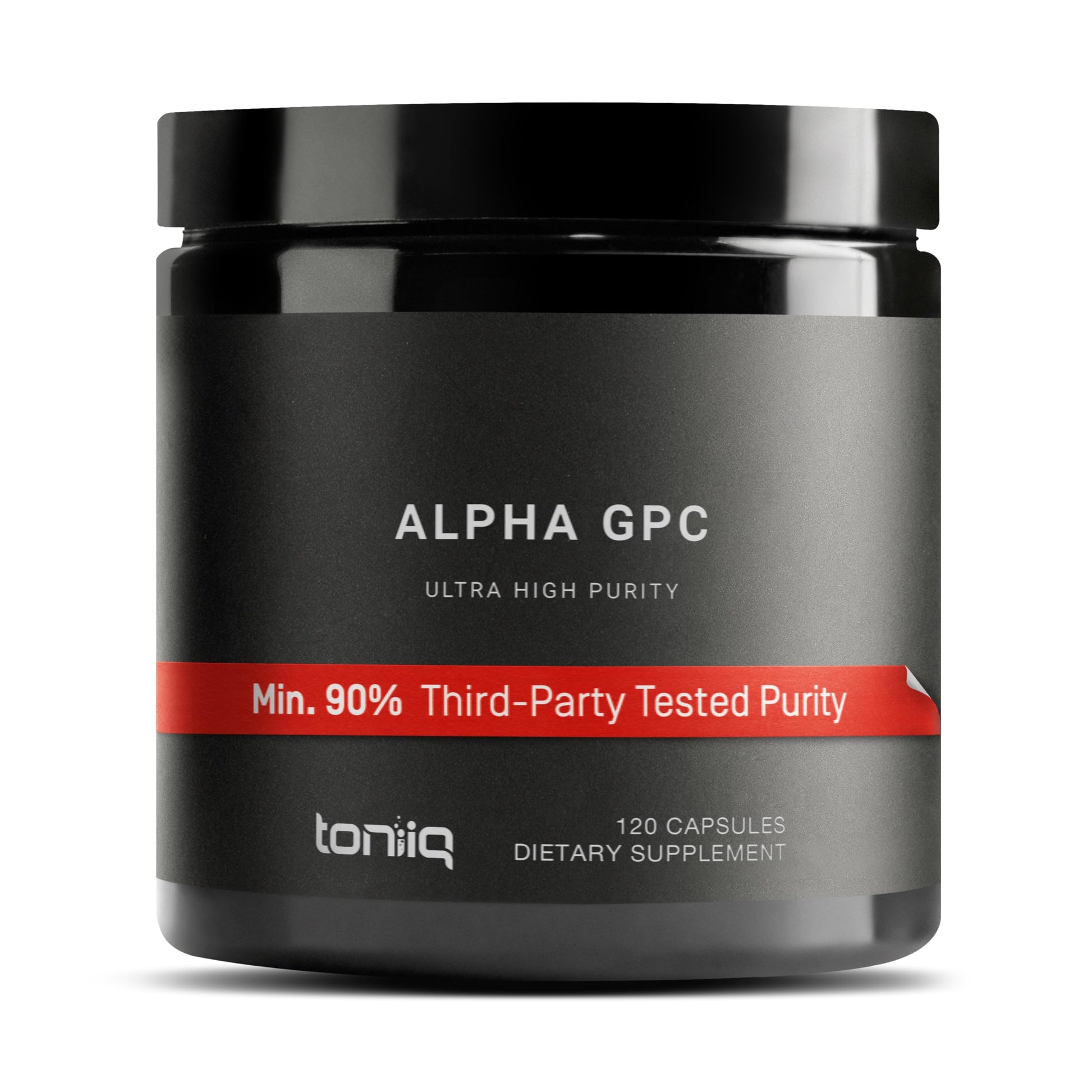 Toniiq Ultra High Purity Alpha GPC Capsules - 600mg Concentrated Formula - 90%+ Highly Purified and Bioavailable Nootropic - 120 Capsules Alpha GPC Supplement ToniiqAu supplements