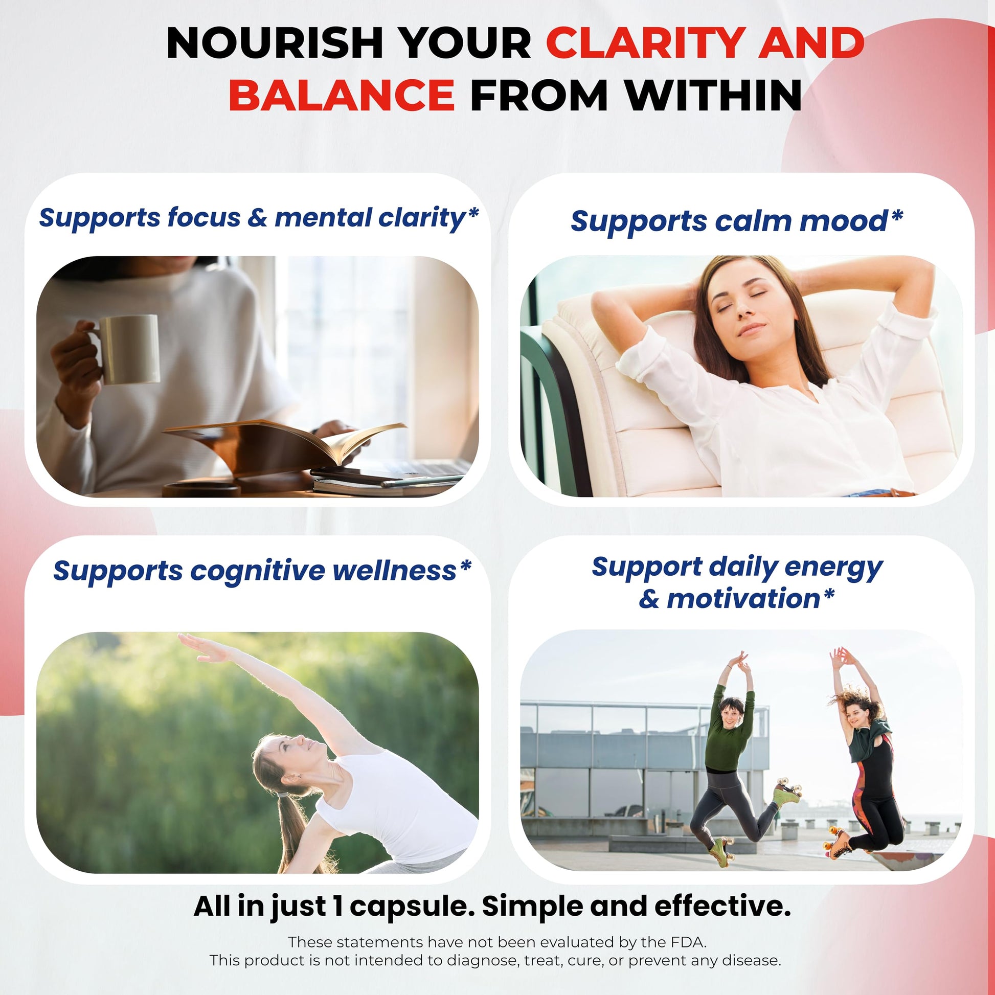 Dopamine Focus Supplement Ashwagandha 5-HTP Rhodiola Rosea St. John's Wort - Increase Memory Clarity Focus Restore Relax with VIT B1, B6, B12, L-Theanine ULTRA HERBSAu supplements