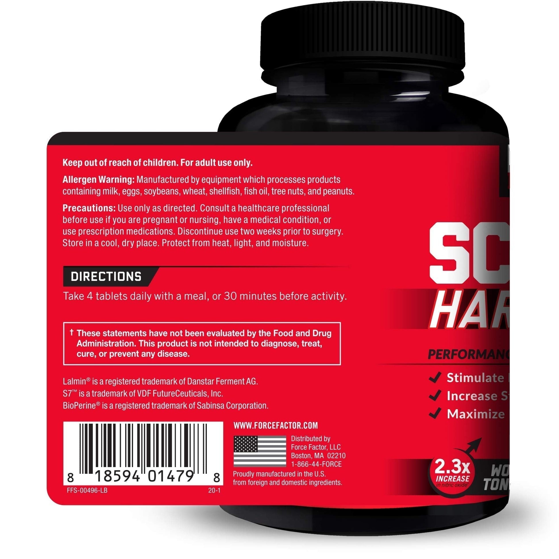 Force Factor Score! Hardcore Nitric Oxide Booster Supplement for Men with L-Citrulline Force FactorAu supplements