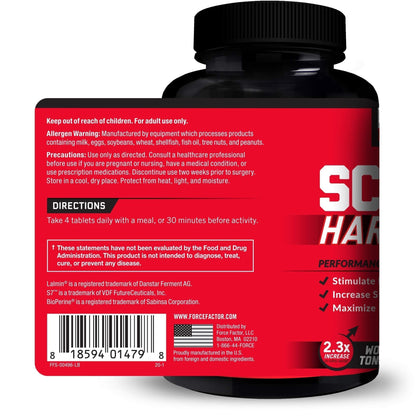 Force Factor Score! Hardcore Nitric Oxide Booster Supplement for Men with L-Citrulline Force FactorUS supplements