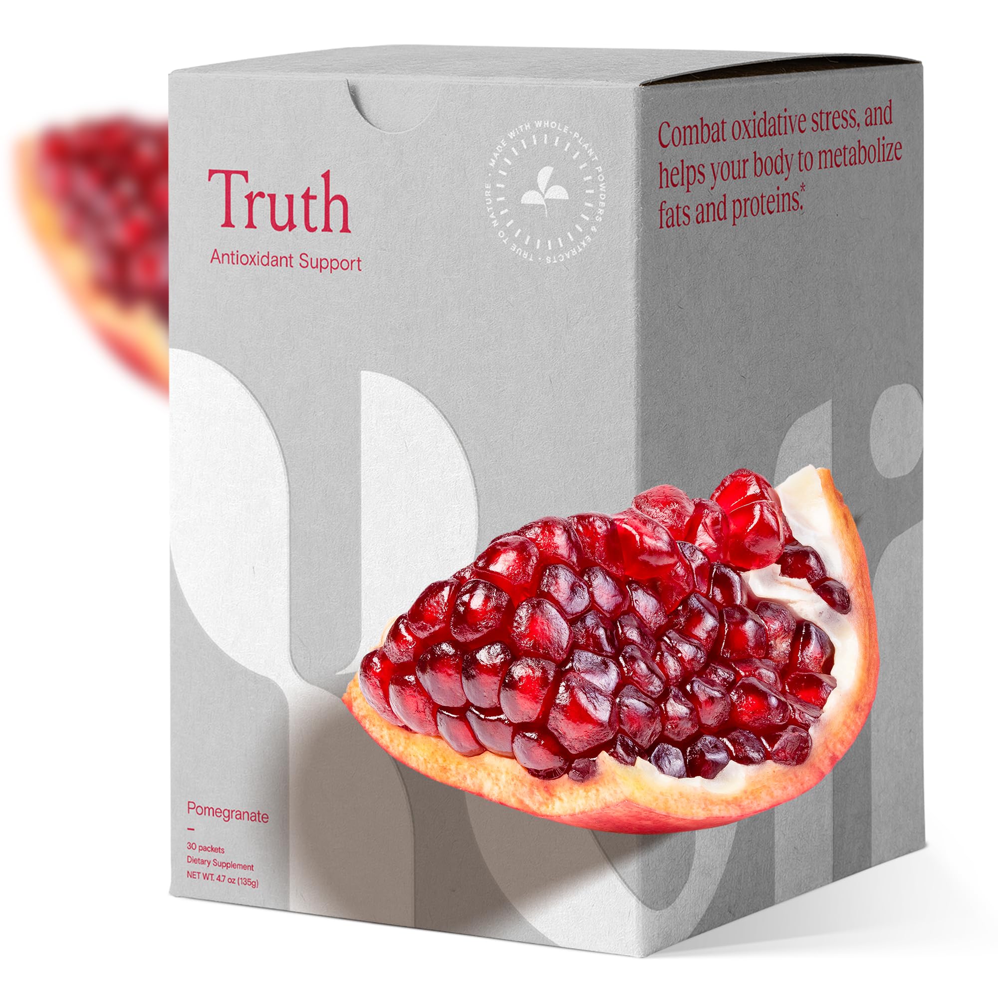 Yoli® Truth Antioxidant and Immune Support Supplement with Vitamin C, Botanicals, Superfruits, and Minerals - Pomegranate, 30 Packets YoliAu supplements