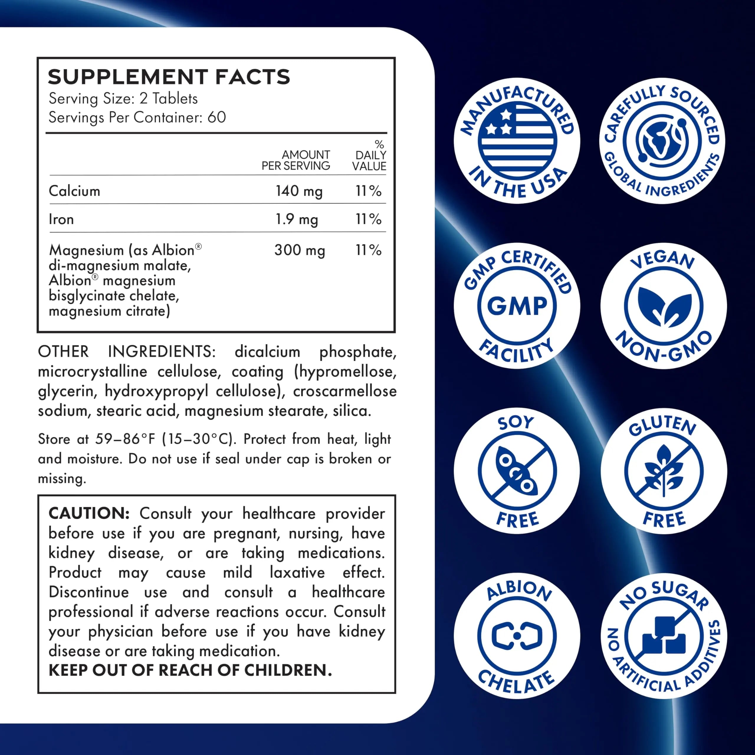 ILIVA Magnesium Glycinate 400mg -Triple Magnesium Complex (Glycinate+Malate+Citrate) - Chelated High Absorption Tablets for Sleep Support, Muscle Recovery, Bone Health, Energy&Calm - Vegan,120 Count ILIVAnz supplements