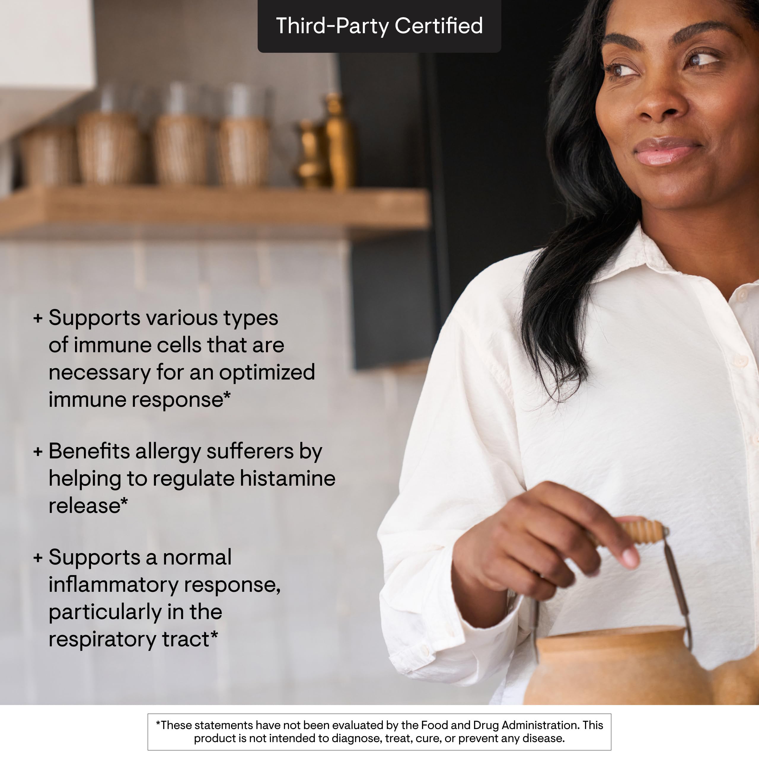 THORNE - Quercetin Phytosome - Exclusive Phytosome Complex for Immune Health, Respiratory Support & Seasonal Allergy Relief* - 60 Servings THORNEAu supplements