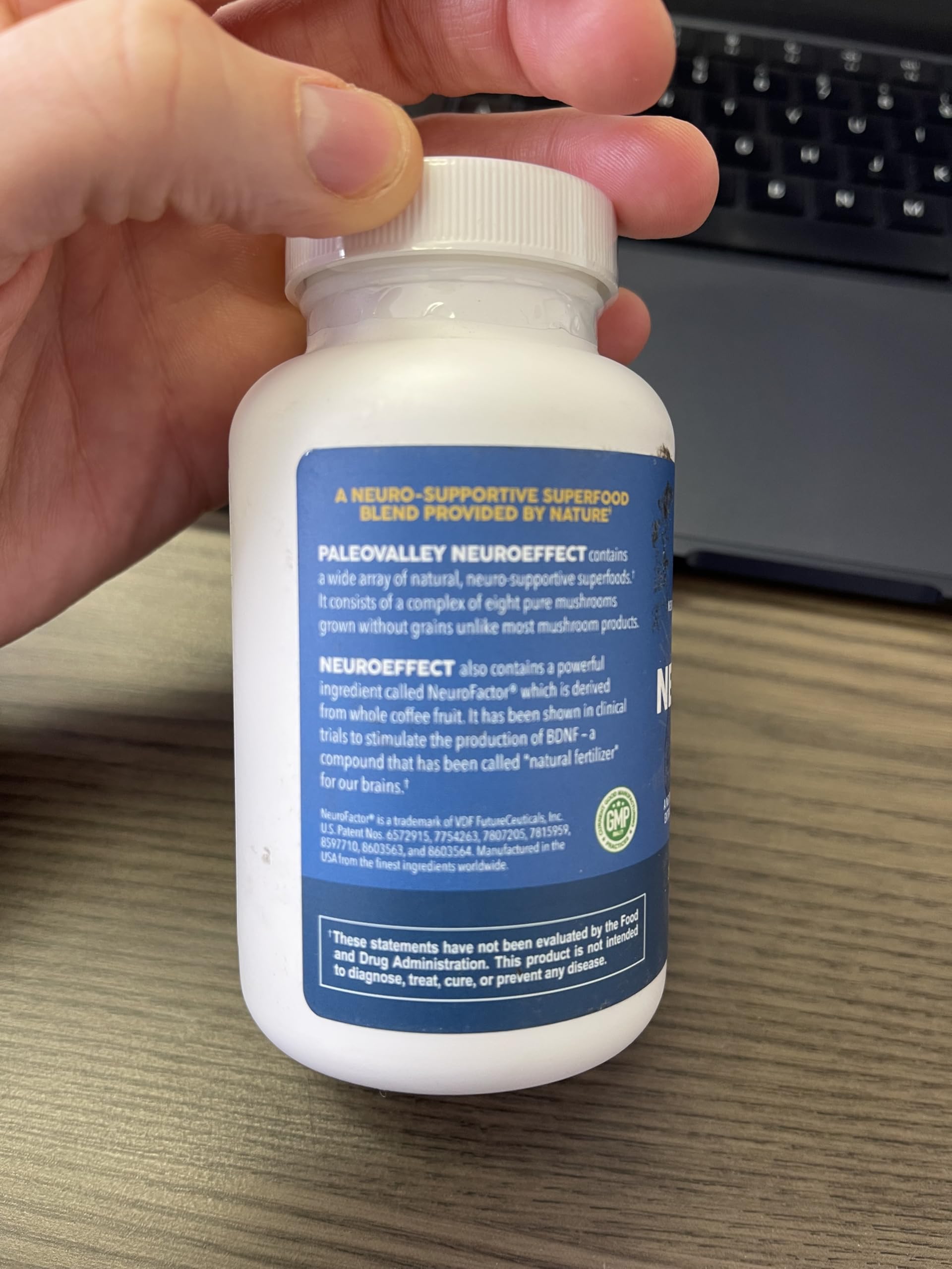 Paleovalley NeuroEffect - Neuro Mushroom Coffee Nutritional Supplement for Focus, Memory, and Energy Support - 28-Day Supply - 8 Full Spectrum Mushroom and Whole Coffee Fruit Extracts PaleovalleyUS supplements