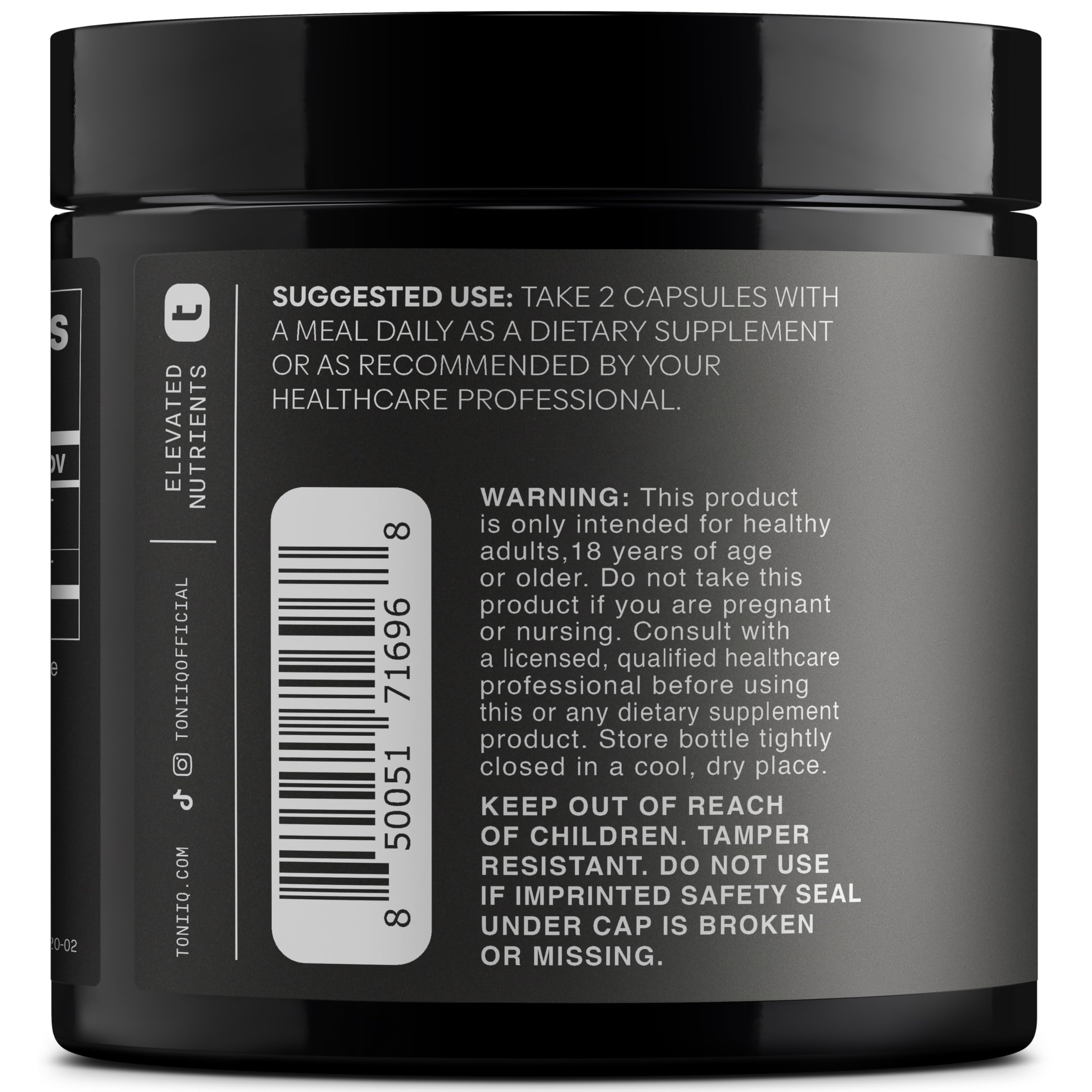 Tremella Mushroom Ultra High Potency 15:1 Extract with 30% Beta Glucans - Pure & Concentrated Formula - Third-Party Lab Tested for Purity & Quality - 120 Capsules ToniiqAu supplements