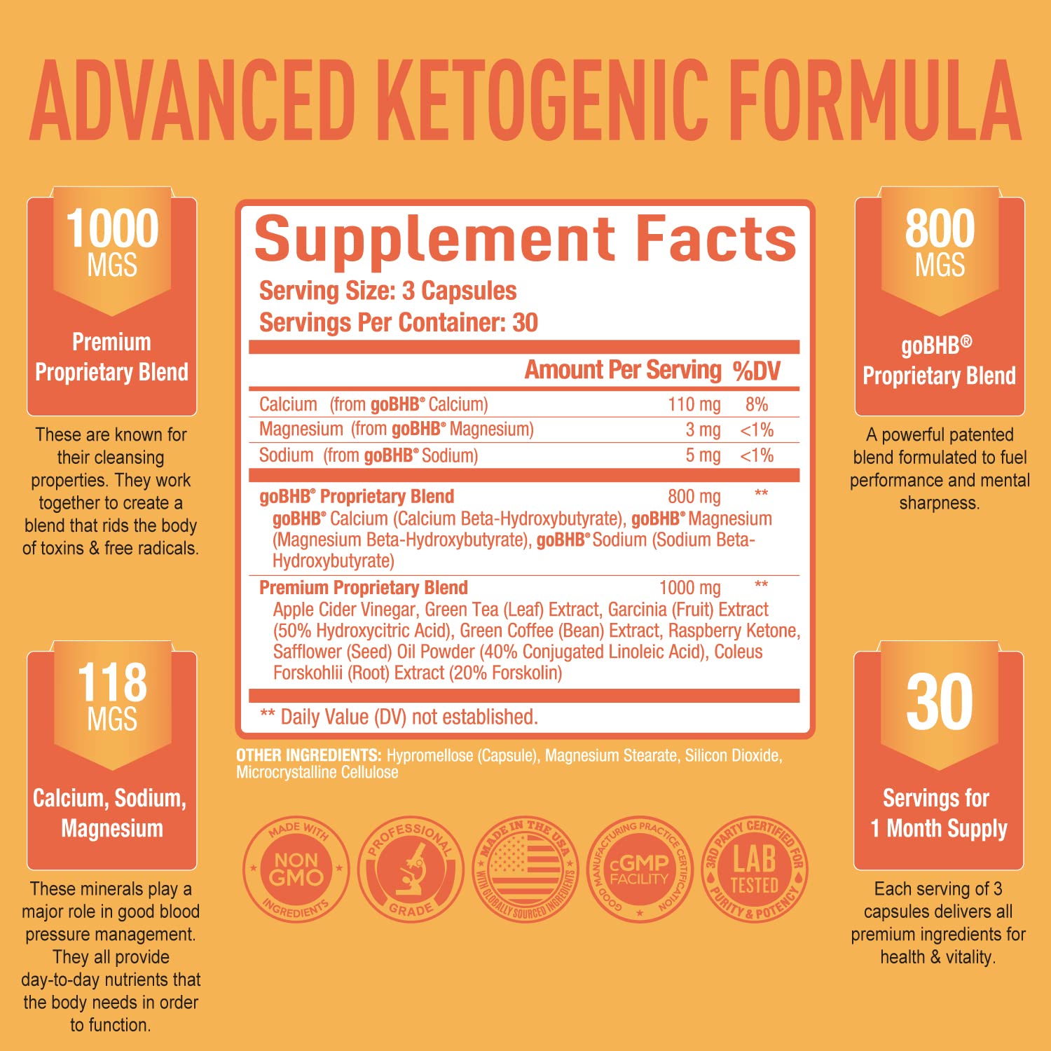 Purely Optimal Premium Keto+Apple Cider Vinegar Pills - Promote Ketosis, Boost Energy Purely OptimalAu supplements