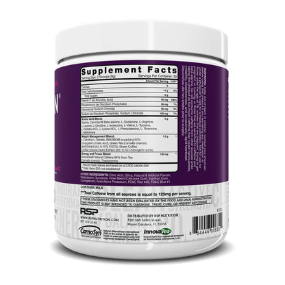 RSP NUTRITION AminoLean Pre Workout Energy (BlackBerry Pomegranate 30 Servings) RSP NUTRITIONUS supplements