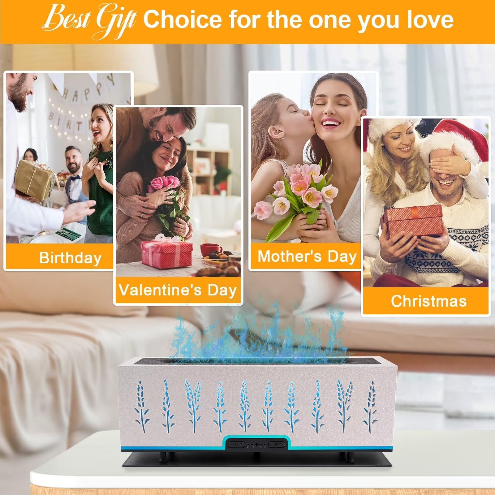 WENPHONE Flame Air Aroma Diffuser Humidifier, Essential Oil Diffuser, 200ml Aromatherapy Diffuser WENPHONEAu supplements
