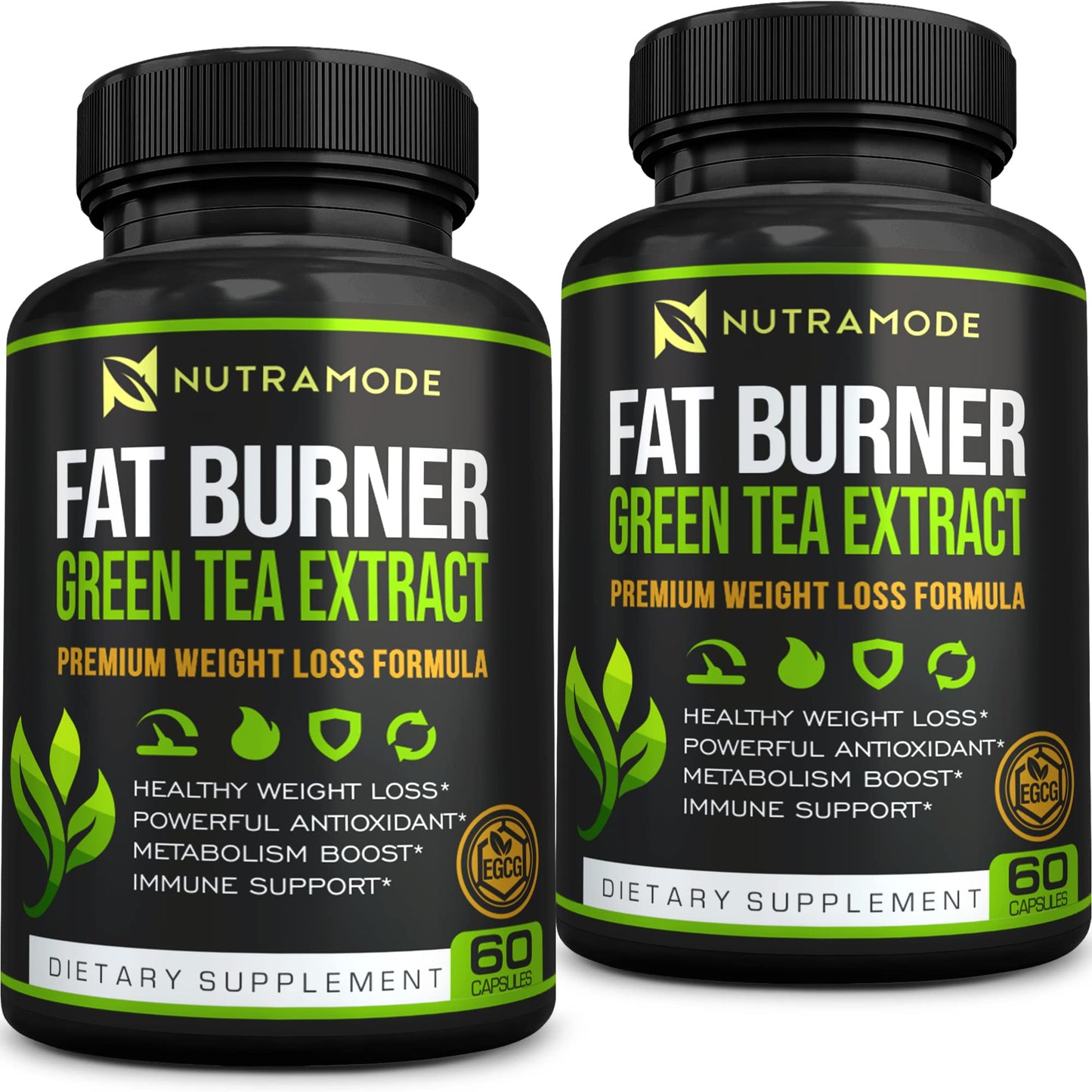 Premium Green Tea Extract Fat Burner Supplement EGCG-Natural Appetite Suppressant NUTRAMODEUS supplements