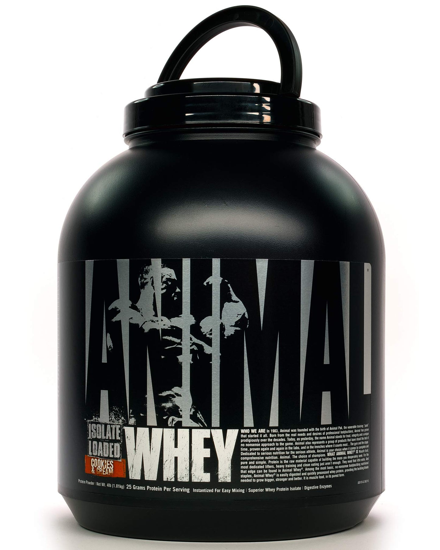 Animal Whey Isolate Protein Powder, Loaded for Post Workout and Recovery & Optimum AnimalUS supplements