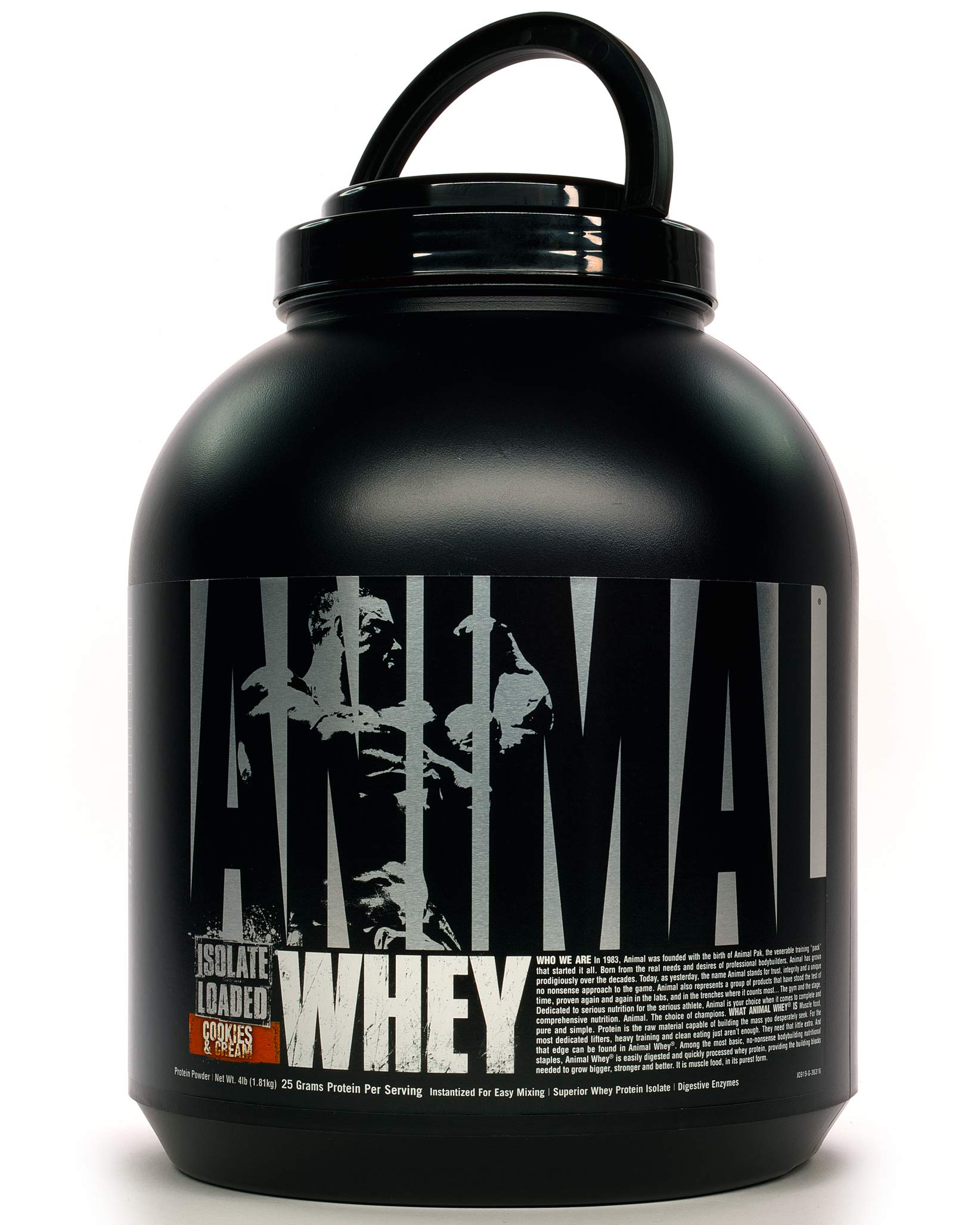 Animal Whey Isolate Protein Powder, Loaded for Post Workout and Recovery & Optimum AnimalUS supplements