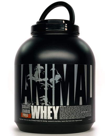 Animal Whey Isolate Protein Powder, Loaded for Post Workout and Recovery & Optimum AnimalUS supplements