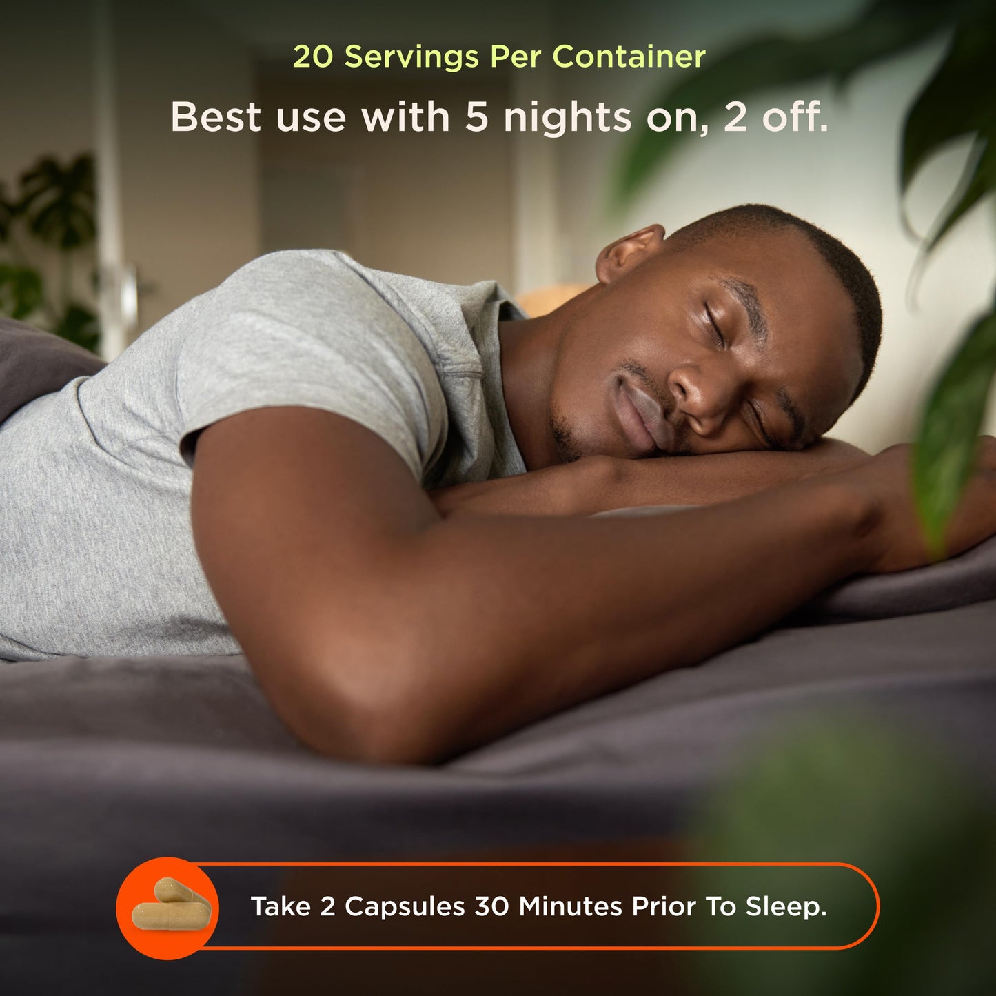 Genius Sleep AID - Smart Sleeping Pills Supplement - Relaxation Enhancer and Mood Support w/Inositol, L-Theanine & Glycine - 40 Capsules The Genius BrandUS supplements