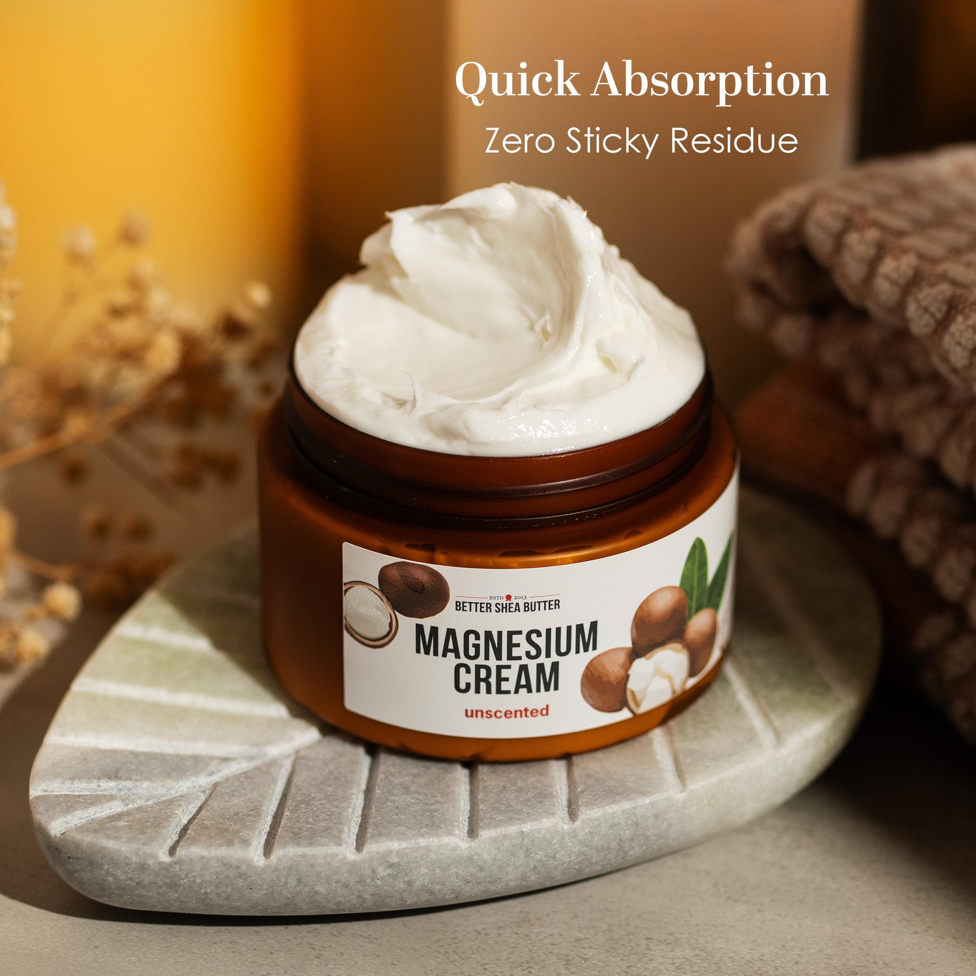 Better Shea Butter Magnesium Cream for Leg Cramps | Relieves Muscle Tension | Night Lotion Safe for Pregnancy, Kids and Babies | Organic and Natural Ingredients | Vegan, Made in USA | (Unscented) Better Shea ButterAu supplements
