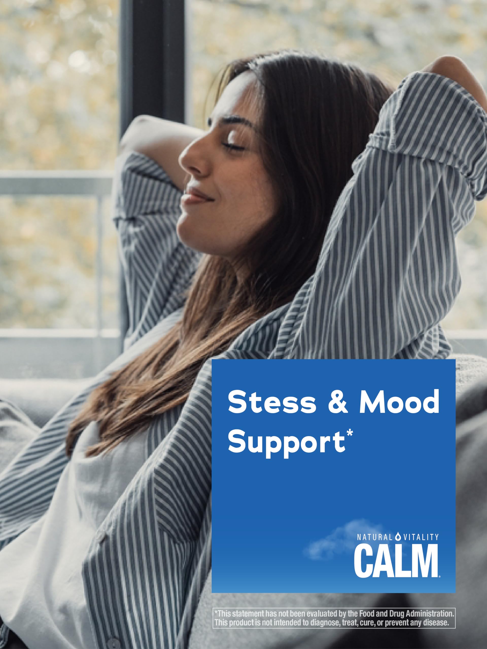 Natural Vitality Calm Ashwagandha + Magnesium Glycinate Capsules | Support for Occasional Stress & Anxiety | Gluten Free Supplement | 90 Count Natural VitalityAu supplements