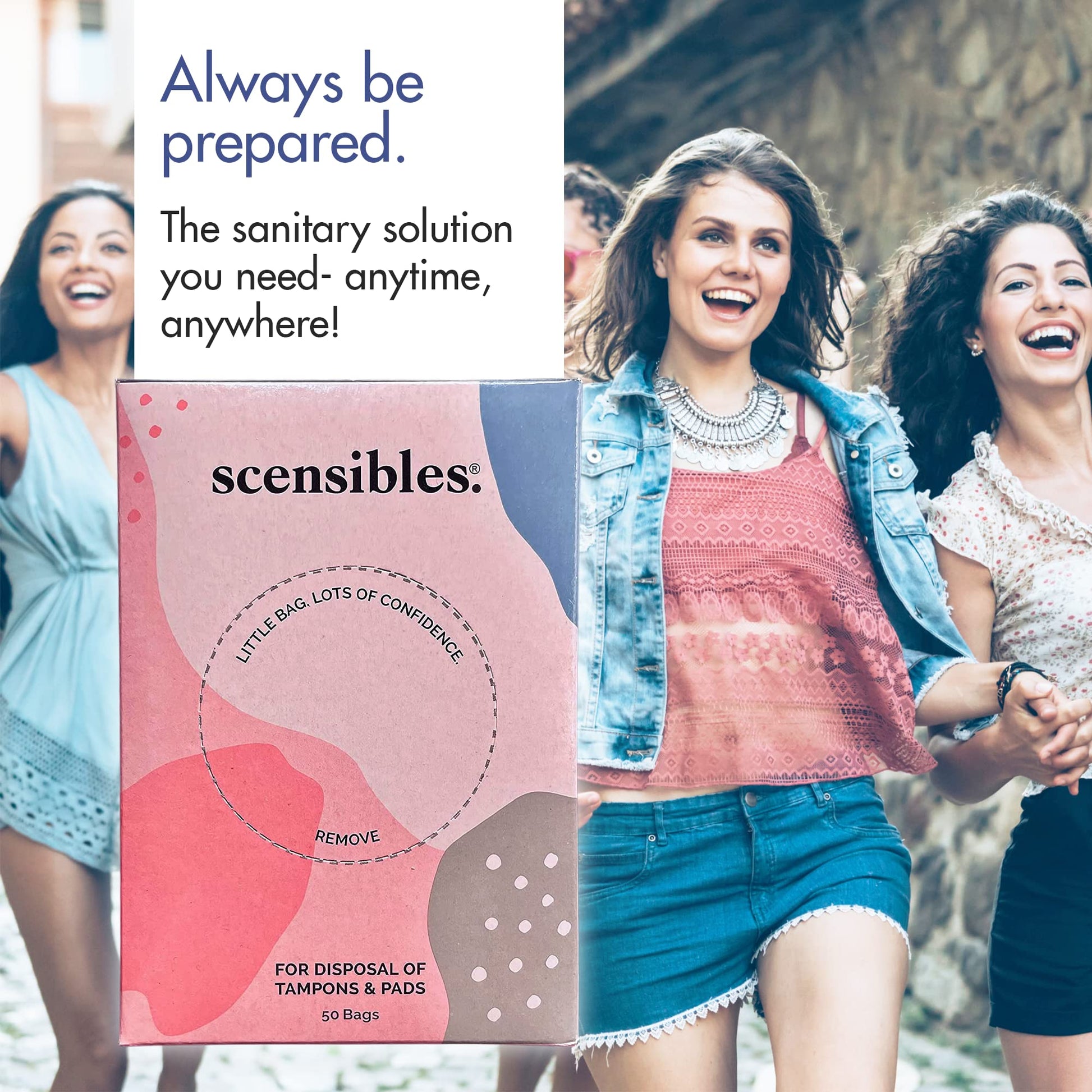Scensibles Personal Care Disposal Bags (50 Count) - For Tampons, Pads, Liners, Condoms & More SCENSIBLESAu supplements