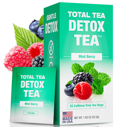 Total Tea Slimming Detox Tea for a Healthy Weight Support - Caffeine Free - Herbal Total TeaUS supplements