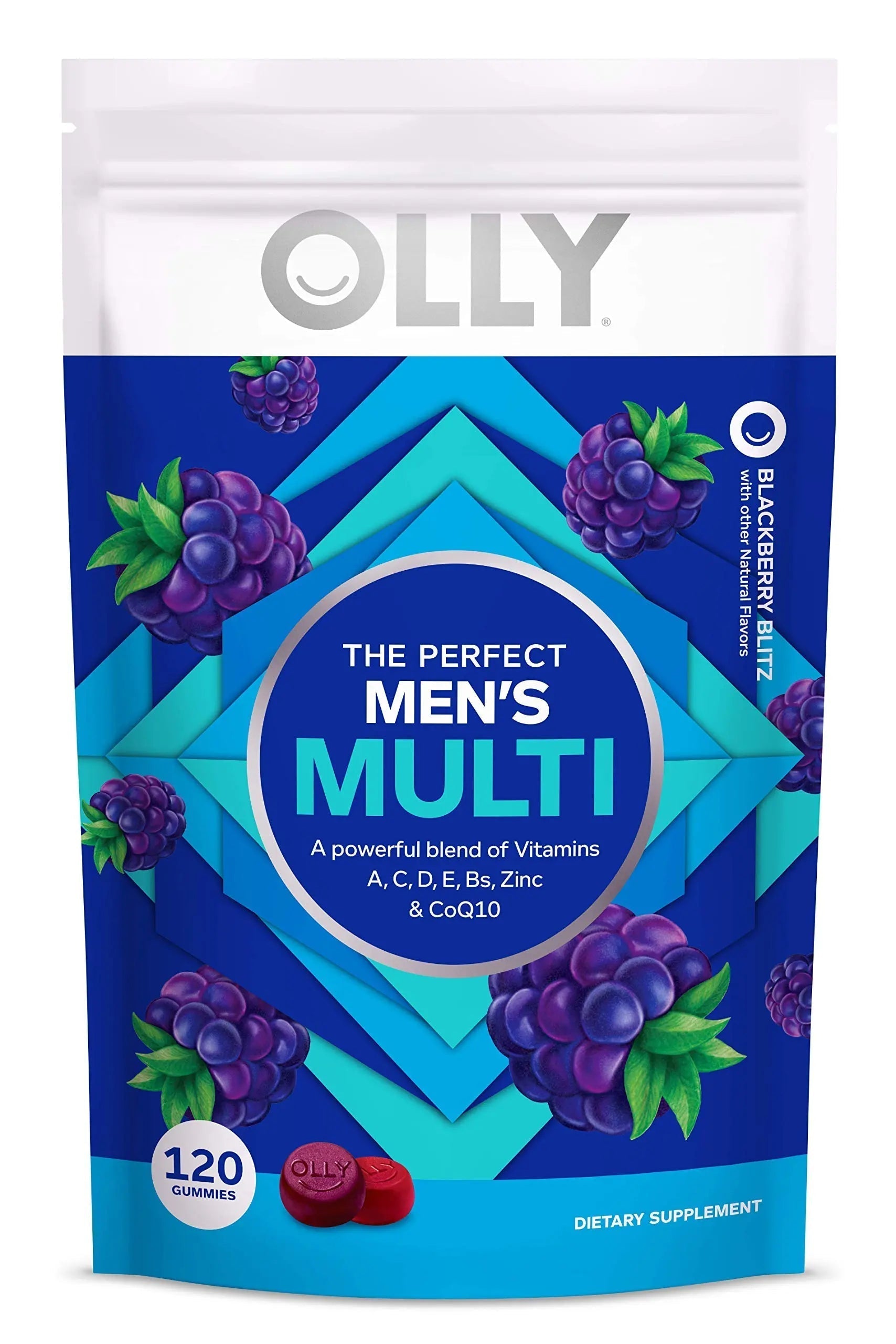 OLLY Hello Happy Gummy Worms Mood Support with Vitamin D, Saffron - 90 Count Men's Multivitamin Gummy Immune Support OLLYAu supplements