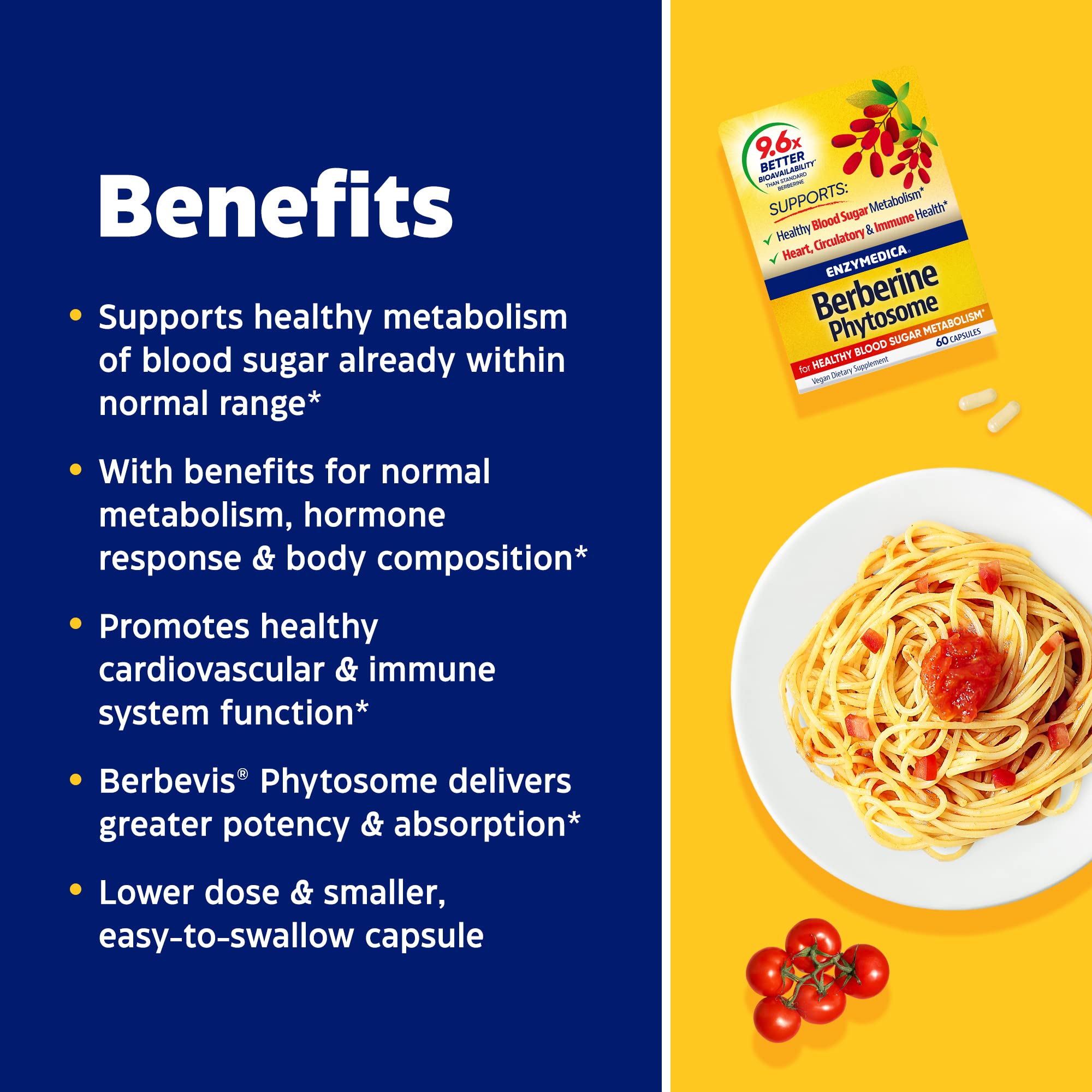 Enzymedica, Berberine Phytosome EnzymedicaAu supplements
