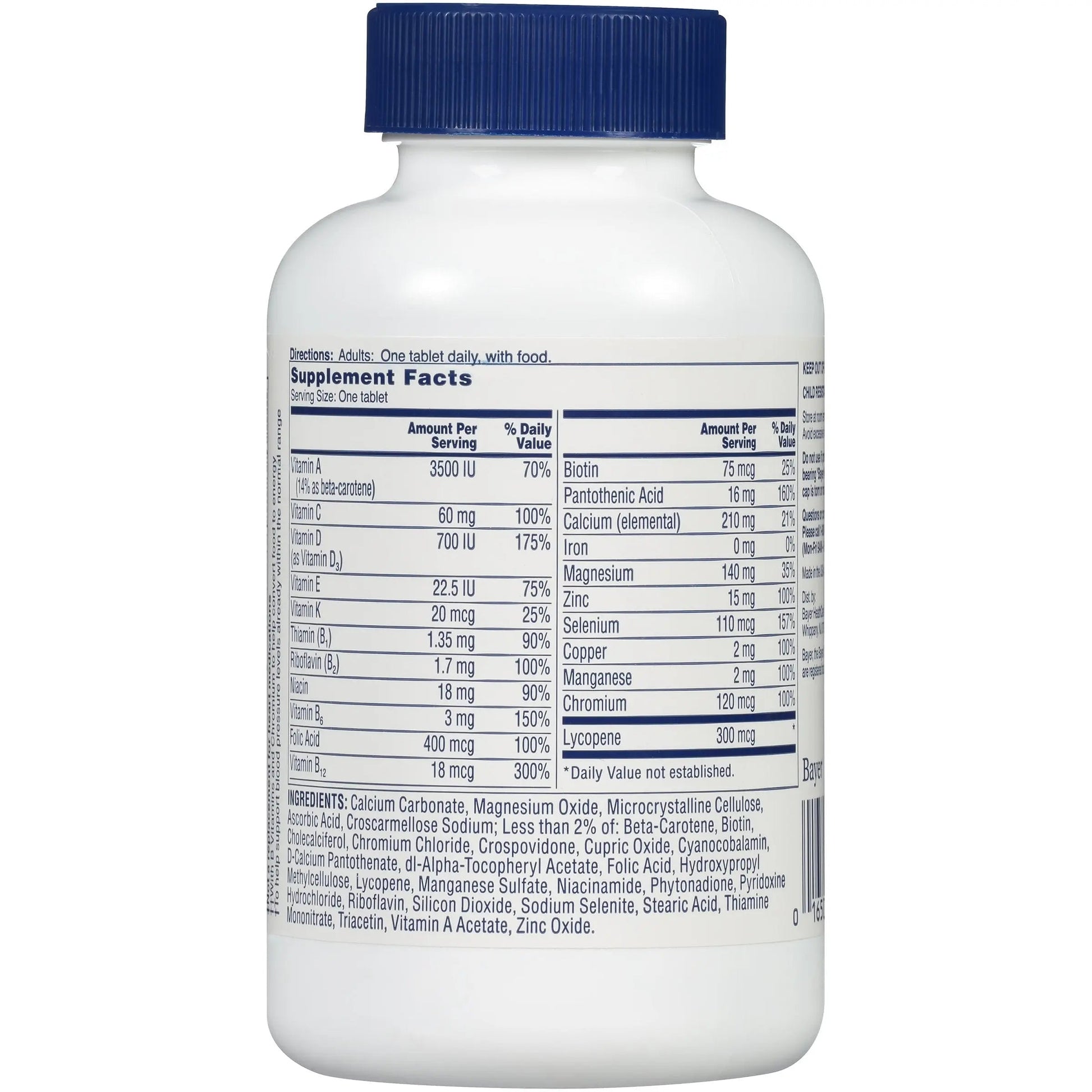 One A Day Pills Multivitamin Multimineral Supplement Tablets ONE A DAYAu supplements