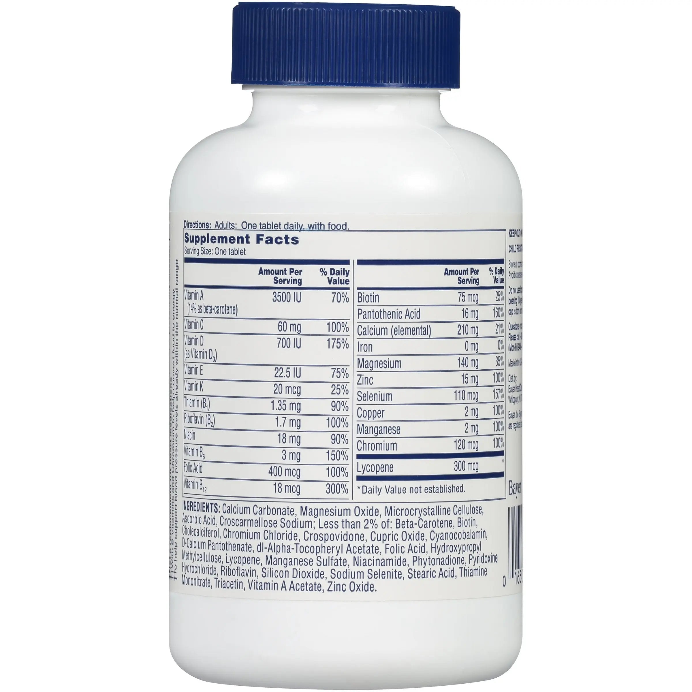 One A Day Pills Multivitamin Multimineral Supplement Tablets ONE A DAYAu supplements