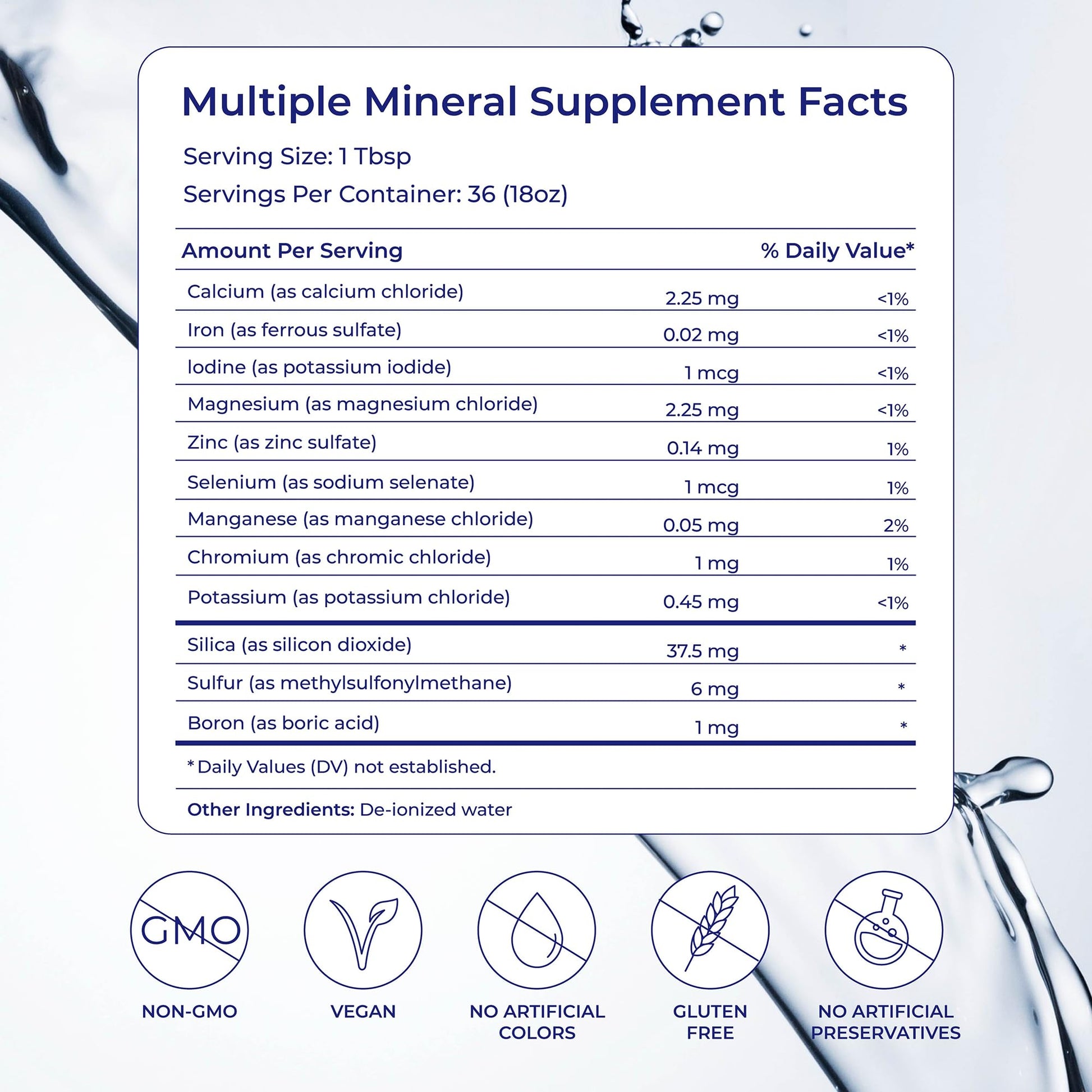 Eidon Multiple Minerals Supplement - Ionic Trace Mineral Drops for Water, with Zinc, Potassium, Chromium, & Magnesium, Natural Liquid Vitamins, Sugar Free & Bioavailable, for Men & Women - 18 oz Eidon Ionic MineralsAu supplements