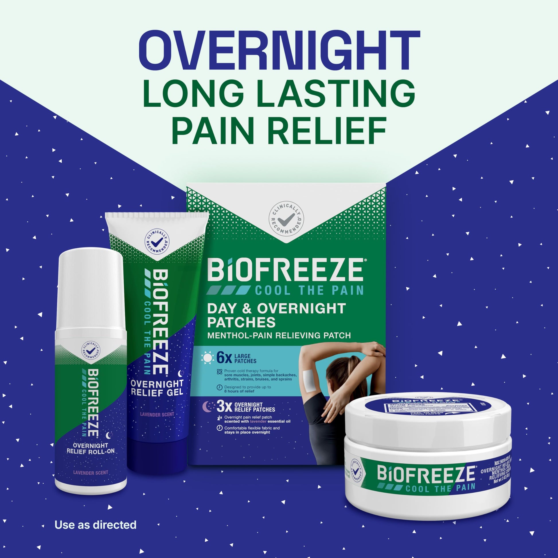 Biofreeze Overnight Gel Pain Relief, Knee & Lower Back Pain Relief, Arthritis Pain Reliever, Neck Pain Relief, Cooling Joint Pain Relief, Lavender Scented Menthol Gel 3 Fl Oz BiofreezeAu supplements
