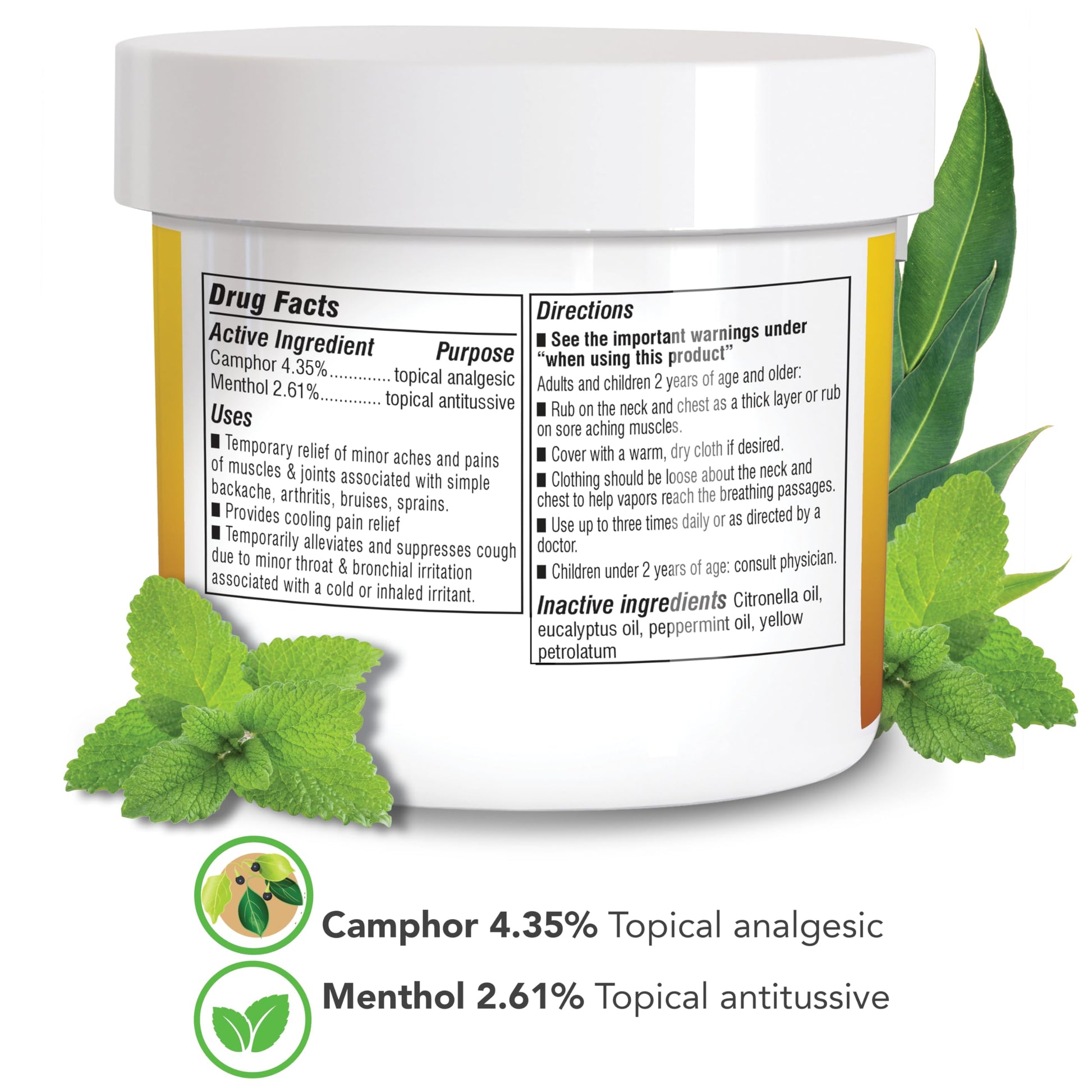 Botanic Choice Eucamint-Pain Relieving Ointment-Muscle, Joints, Sinus, Coughs Botanic ChoiceAu supplements