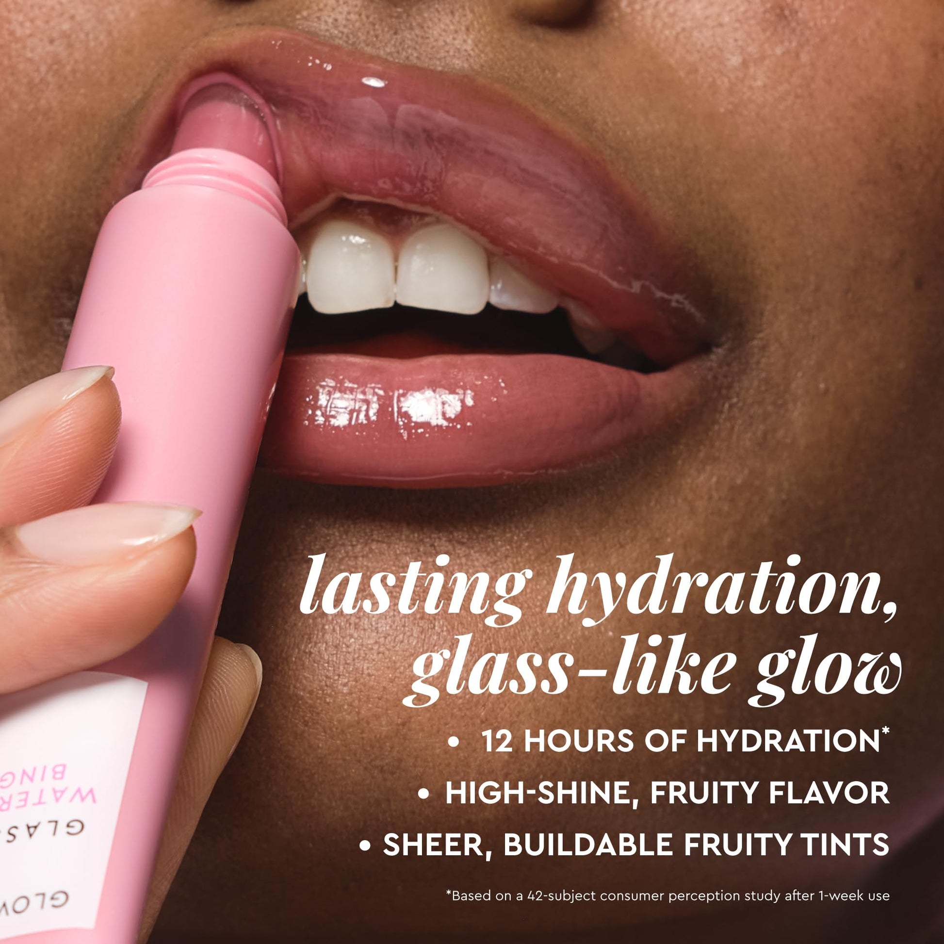 Glow Recipe Glass Balm Lip Treatment - 12Hr Hydrating Lip Balm & Moisturizer with Hyaluronic Acid to Smooth, Plump & Protect from Dryness - Sheer Pinky Red Tint, Strawberry Bingsoo (15 ml) Glow RecipeAu supplements
