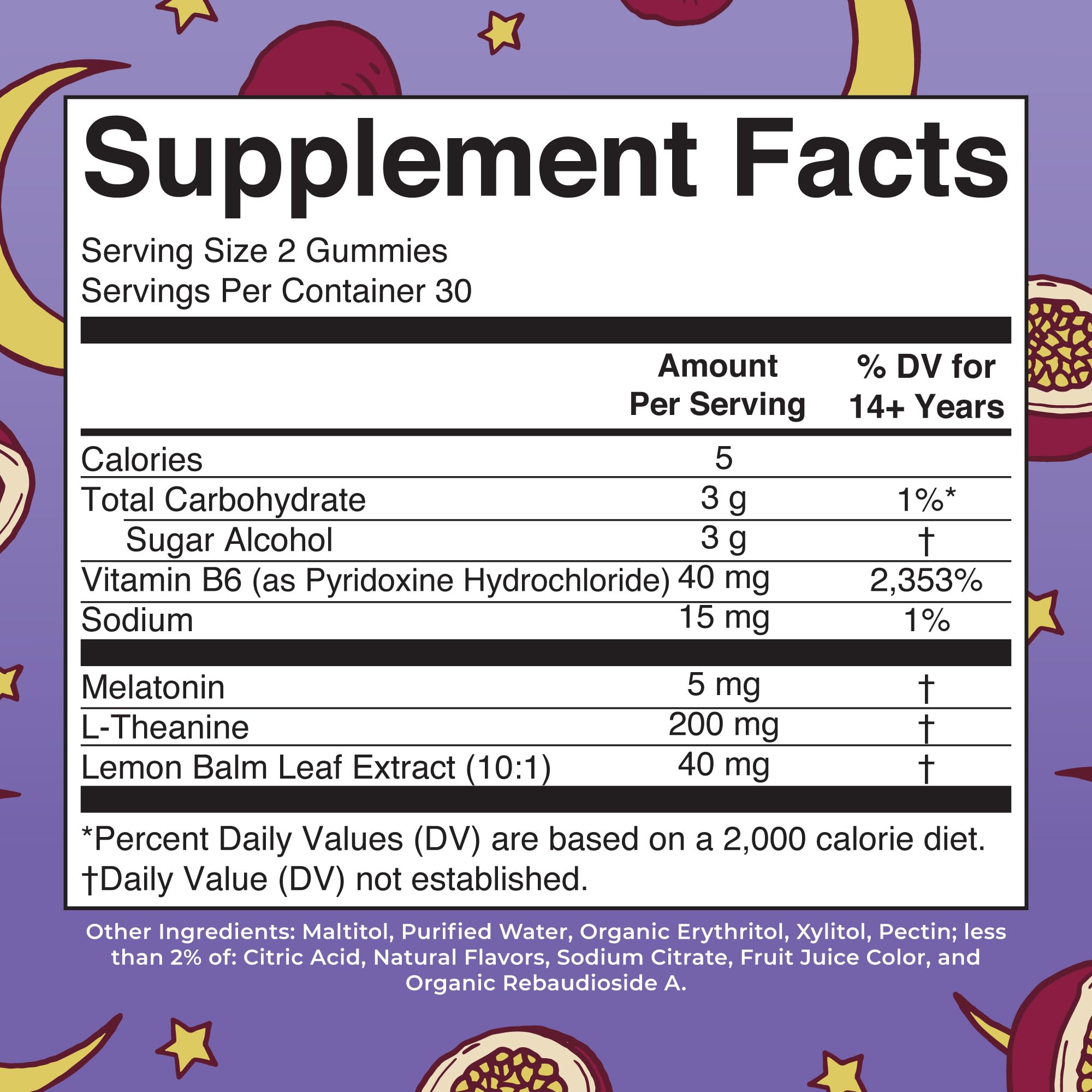 MaryRuth Organics Melatonin 5mg Sleep Gummy with L-Theanine | Lemon Balm | Vitamin B6 | Sugar-Free | Relaxation | Vegan | Non-GMO | Gluten Free | 60 Count MARYRUTH'SUS supplements