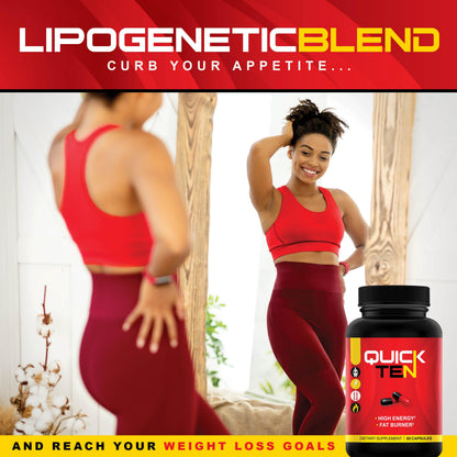 Nutriment Quick Ten - Best Weight Loss Pills - Natural Metabolism Booster NutrimentUS supplements