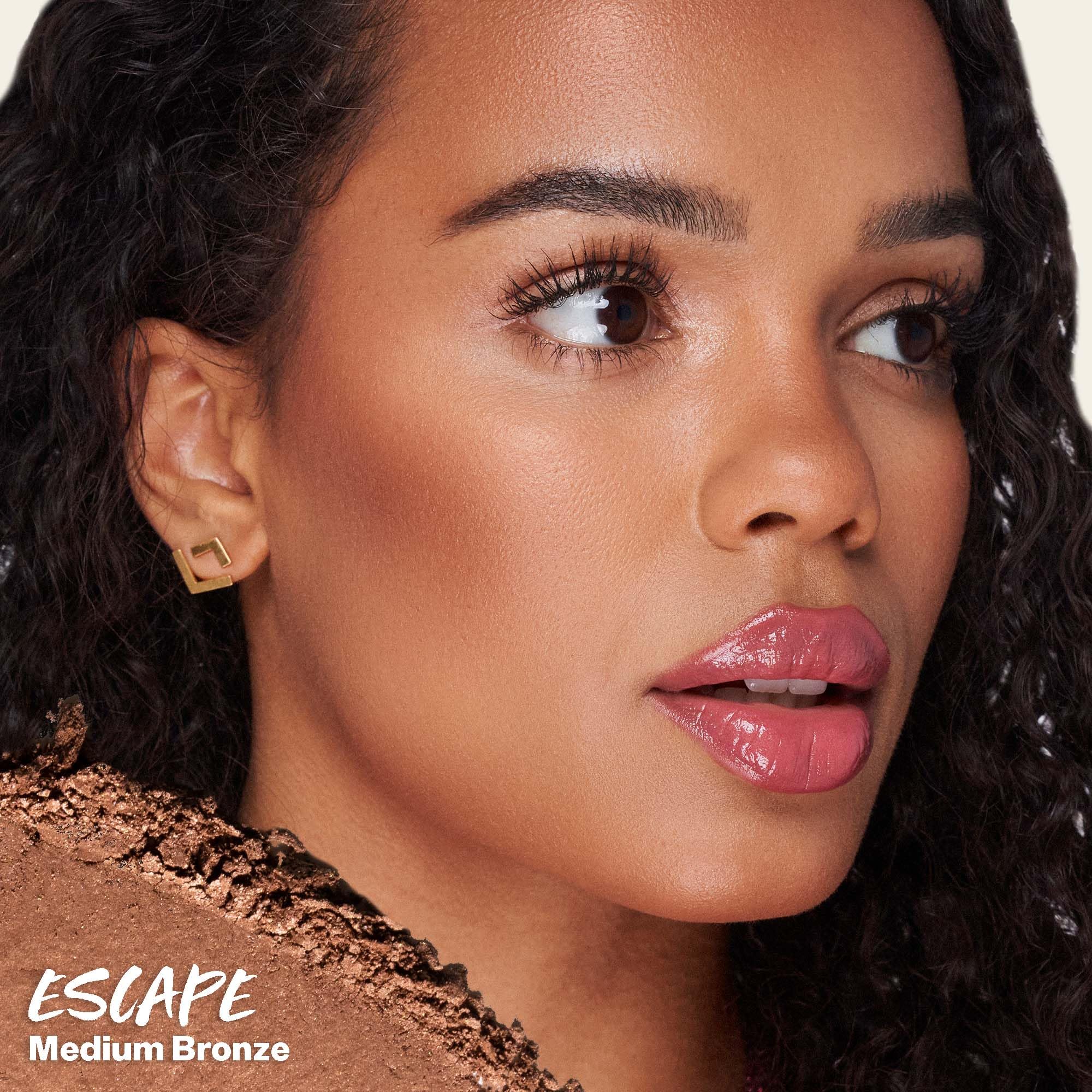 Kosas Sun Show Glowy Warmth Baked Bronzer - Contouring Powder for Cheekbones, Nose & Jawline - Enriched with Concentrated Fatty Acids - Talc-Free, Vegan & Hypoallergenic - Escape KosasAu supplements