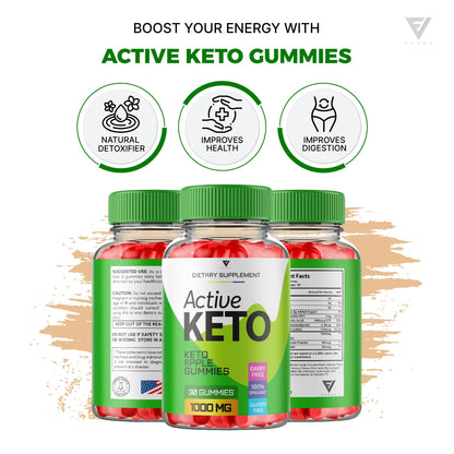 Fyvus (5 Pack) Active Keto Gummies, Active Keto ACV Gummies for Weight Loss FyvusUS supplements