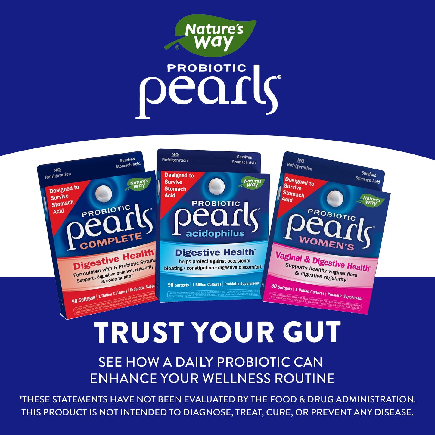 Nature's Way Probiotic Pearls for Women, Vaginal and Digestive Health Nature's WayUS supplements