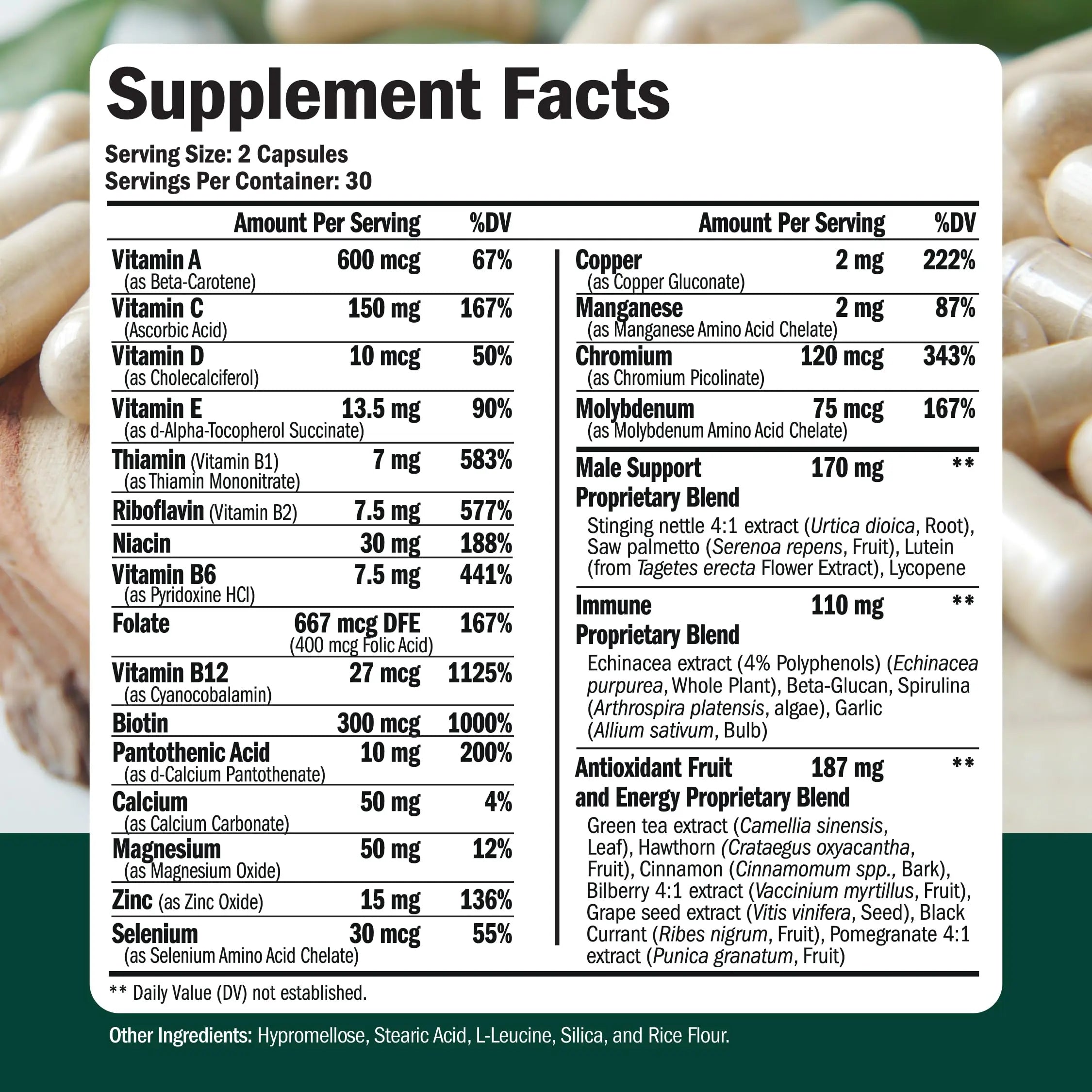 Vimerson Health Multivitamin for Men & Tongkat Ali for Men with Horny Goat Weed, Maca Root Powder, Tribulus Terrestris, Saw Palmetto Extract Vimerson HealthAu supplements