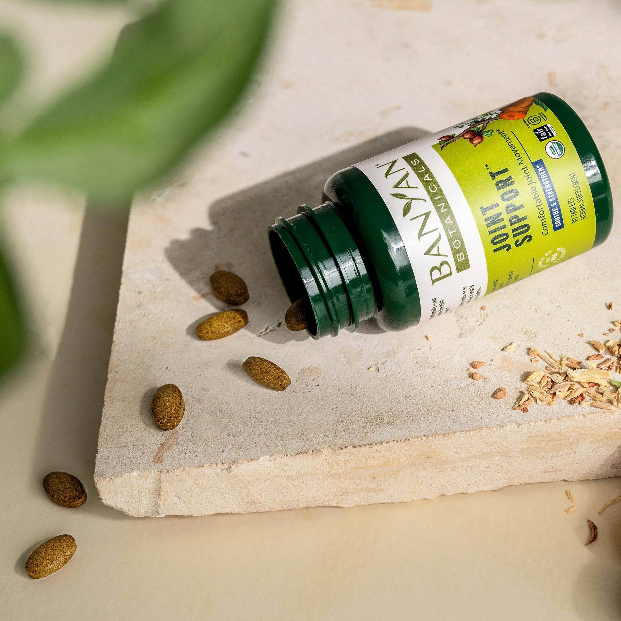 Banyan Botanicals Organic Joint Support–Advanced Mobility & Flexibility Supplement with Boswellia,Guggulu Resin & Turmeric–Natural Lubrication for Cartilage, Bones & Muscles-90 Tablets-USDA Organic Banyan BotanicalsAu supplements