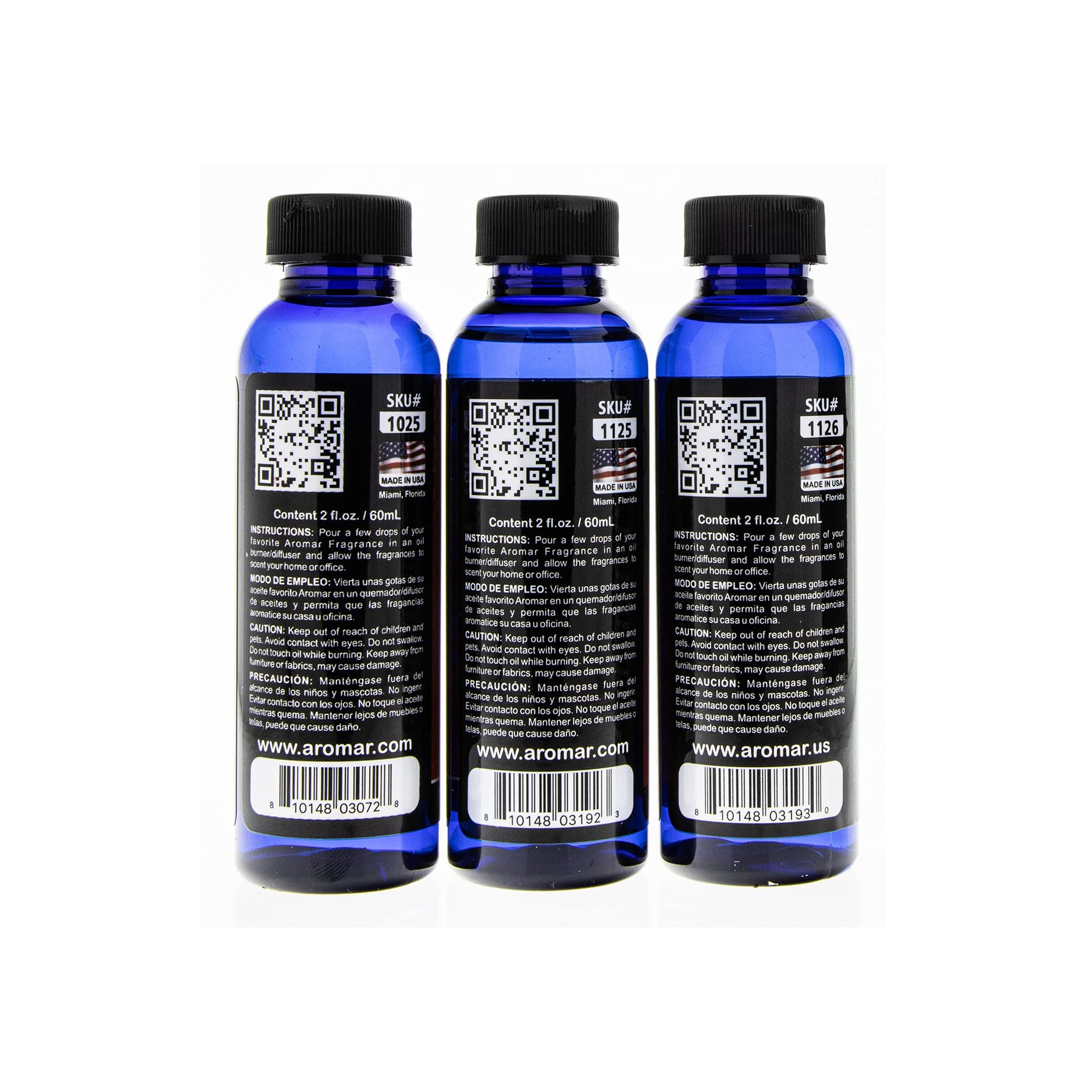 AROMAR Premium Fragrance Oil, 2oz Bottle 3 Pack Long Lasting Aromatic Scent, Fresh and Revitalizing AromarAu supplements