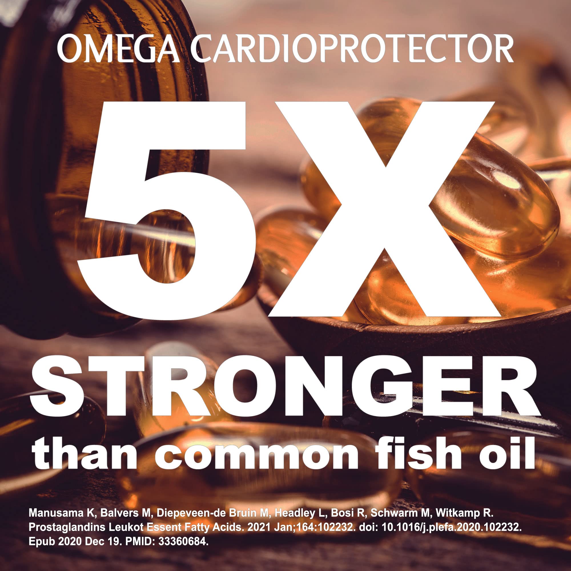 Thrivous Omega Cardioprotector – Advanced Heart & Circulation Support Supplement with AvailOm Omega-3, Garlic, Gotu Kola, Oligopin Pine Bark – 60 Vegan Capsules ThrivousAu supplements