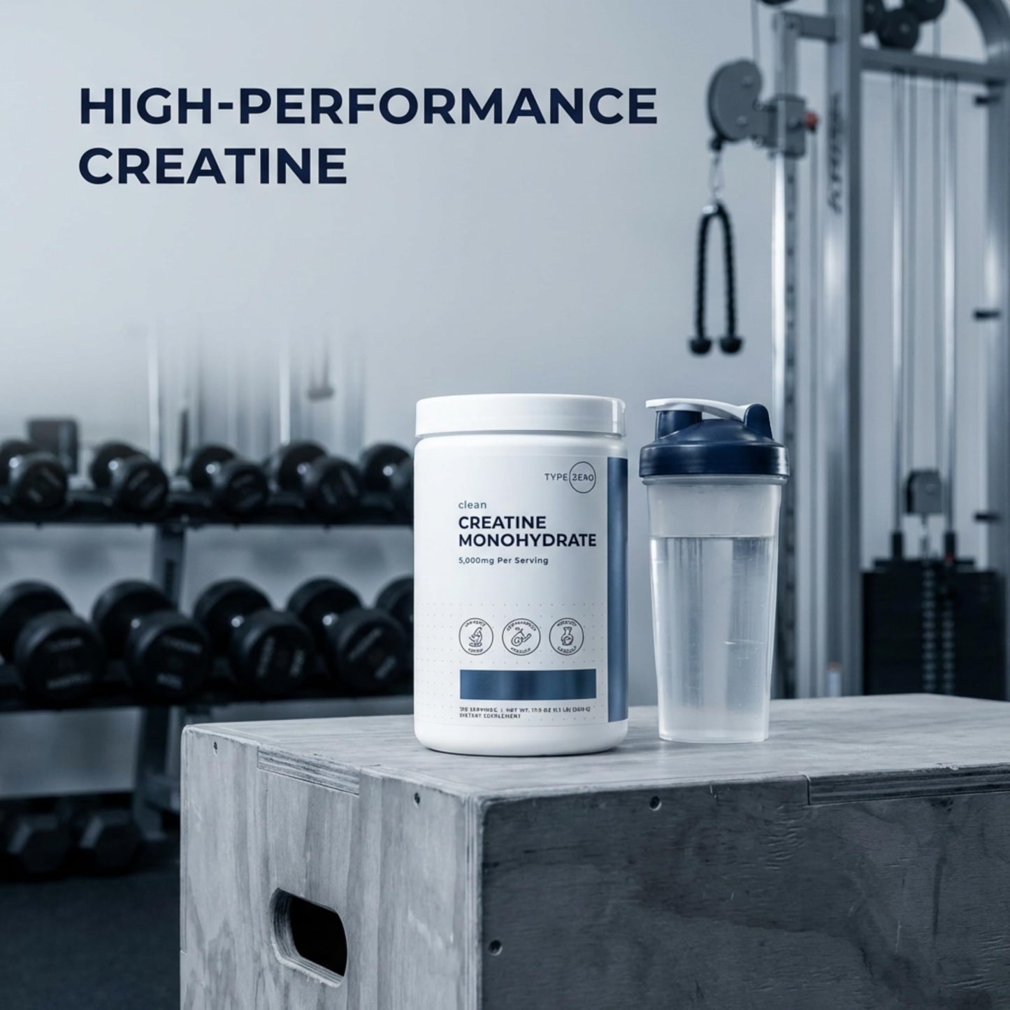 Type Zero Creatine Monohydrate Powder (Unflavored | 500g), 5000 mg Per Serving, Micronized, Zero Sugar, Keto Friendly & Gluten Free, 100 Servings Type ZeroUS supplements