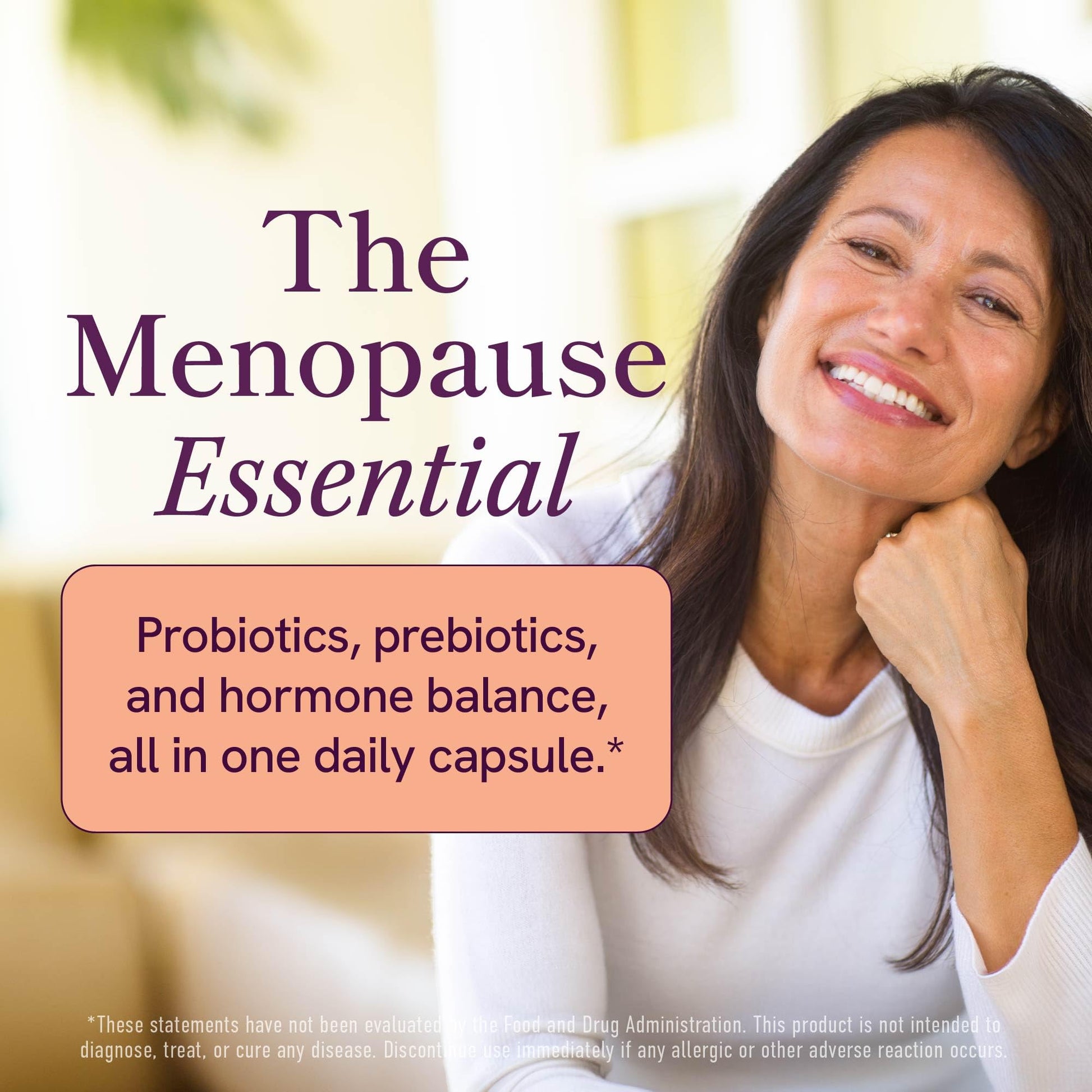 Menopause Support with Prebiotics and Probiotics for Women | Hormone Balance, Hot Flashes & Night Sweats | 50 Billion CFU, DIM & Black Cohosh | Triple Action Menopause Supplements for Women | 30 Ct SMNutritionAu supplements