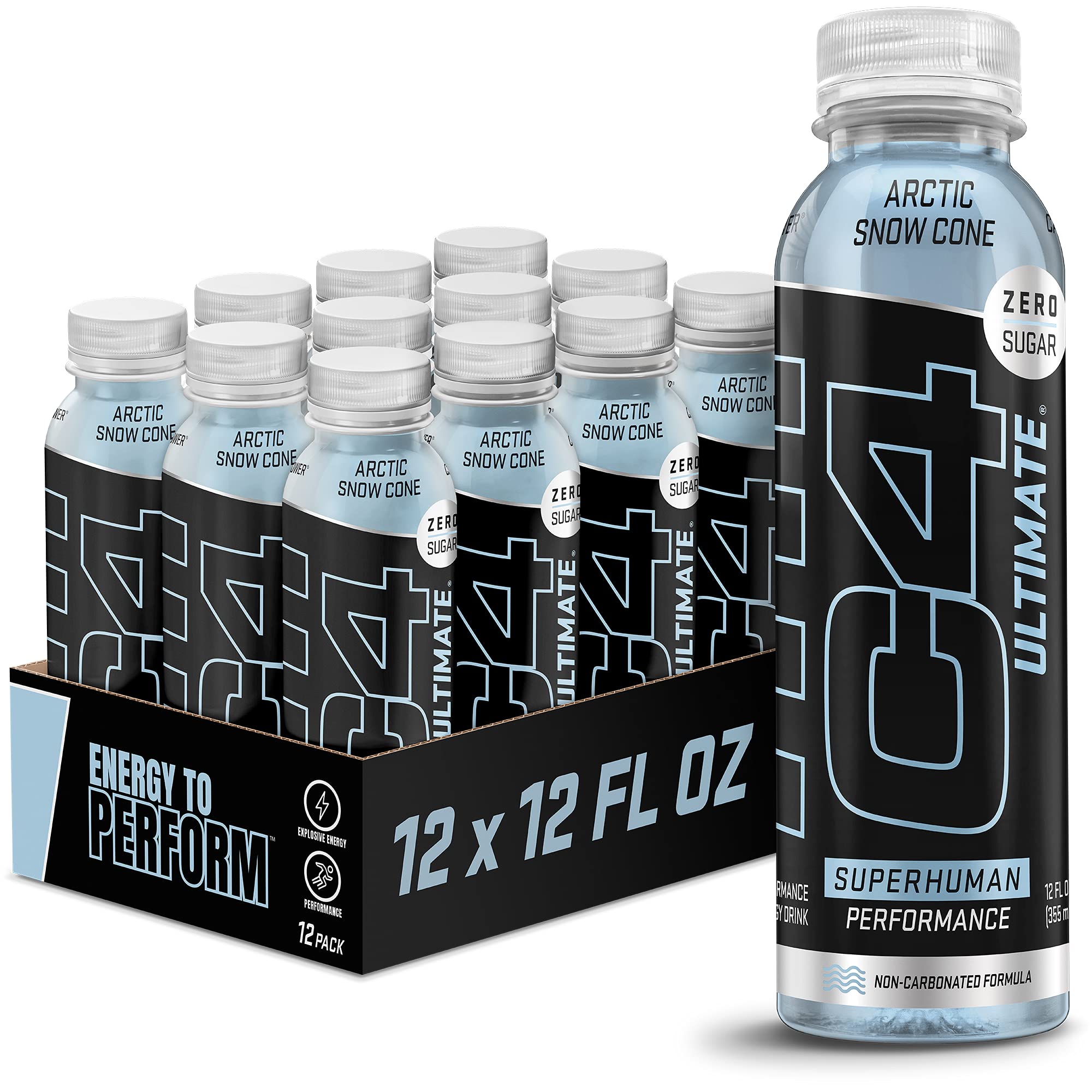 C4 Ultimate Non-Carbonated Zero Sugar Energy Drink, Pre Workout Drink + Beta Alanine CellucorAu supplements