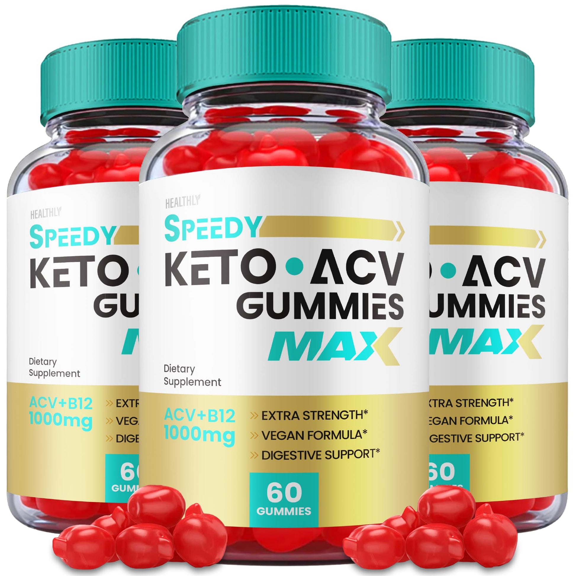 (3 Pack) Speedy Keto ACV Gummies Maximum Strength, Speedy Keto Plus ACV Gummies HealthlyUS supplements