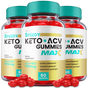 (3 Pack) Speedy Keto ACV Gummies Maximum Strength, Speedy Keto Plus ACV Gummies HealthlyUS supplements