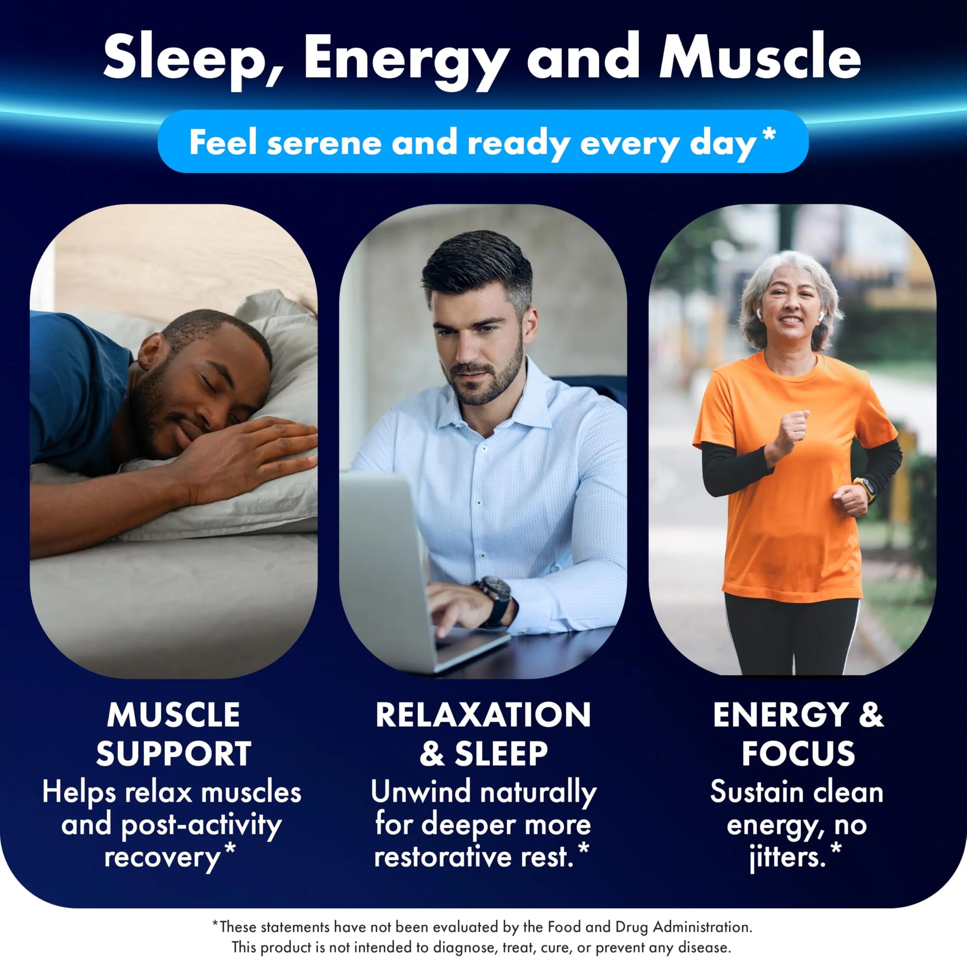 ILIVA Magnesium Glycinate 400mg -Triple Magnesium Complex (Glycinate+Malate+Citrate) - Chelated High Absorption Tablets for Sleep Support, Muscle Recovery, Bone Health, Energy&Calm - Vegan,120 Count ILIVAnz supplements
