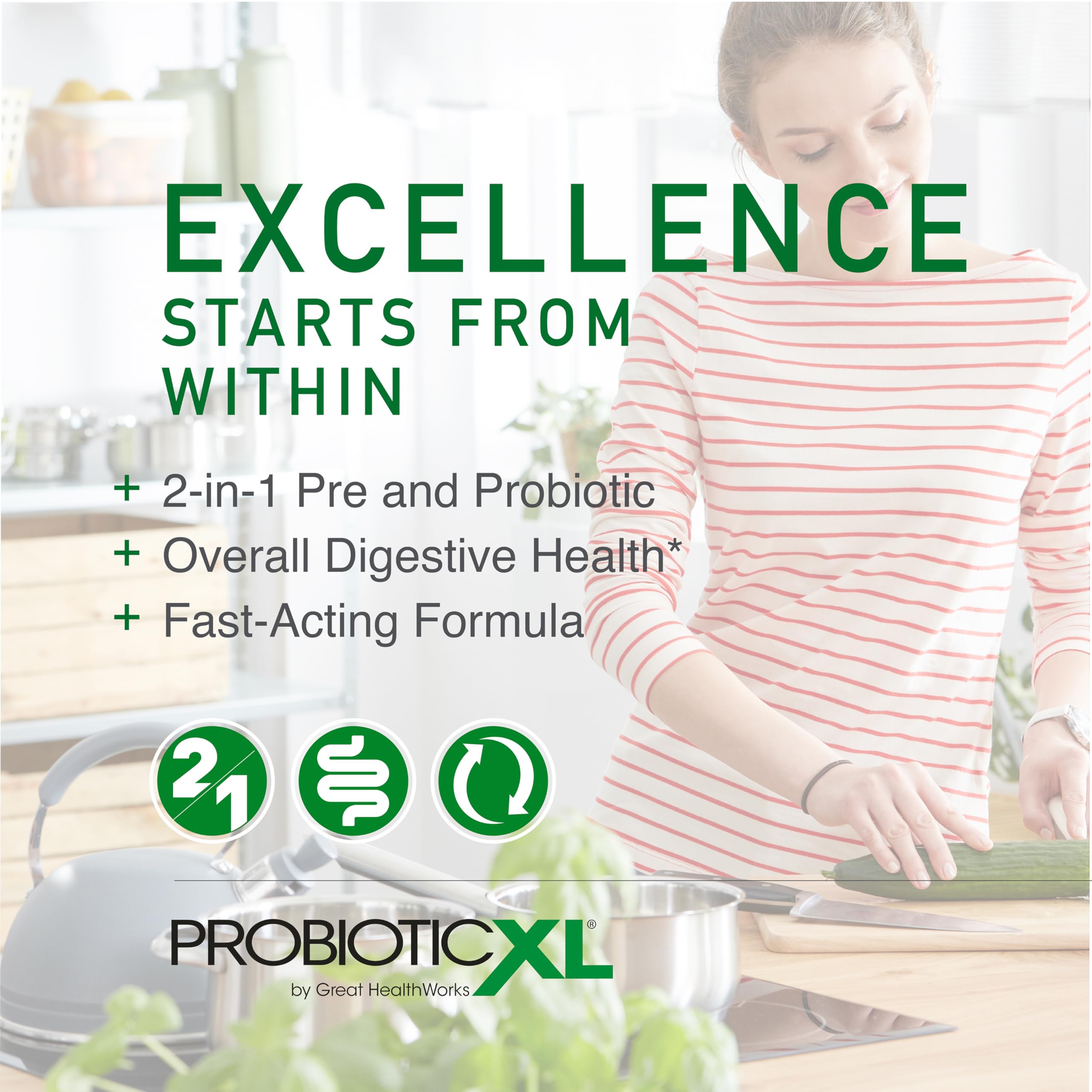 OmegaXL Powerful Joint and Muscle Support Supplement 60 Count (2 Pack) & Probiotic XL - PreforPro, DE111, Shelf Stable - Promote Healthy Gut Flora Growth (30 Veggie caps) OmegaXLAu supplements