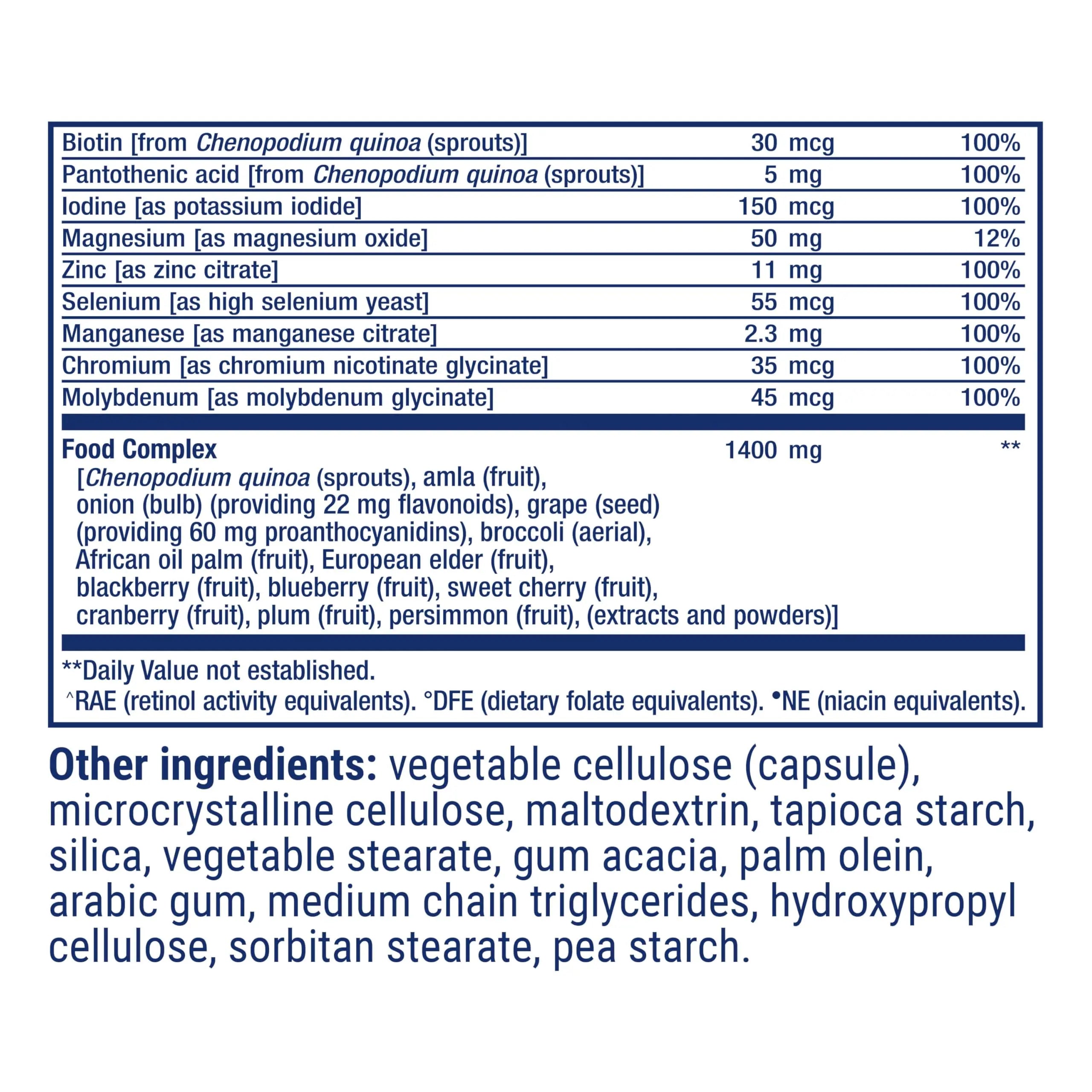 Life Extension Whole Food Multivitamin, Plant-derived Vitamin D3, A, B, C & E, Plus Minerals, Plant extracts, Stay Healthy from Head to Toe Life ExtensionAu supplements