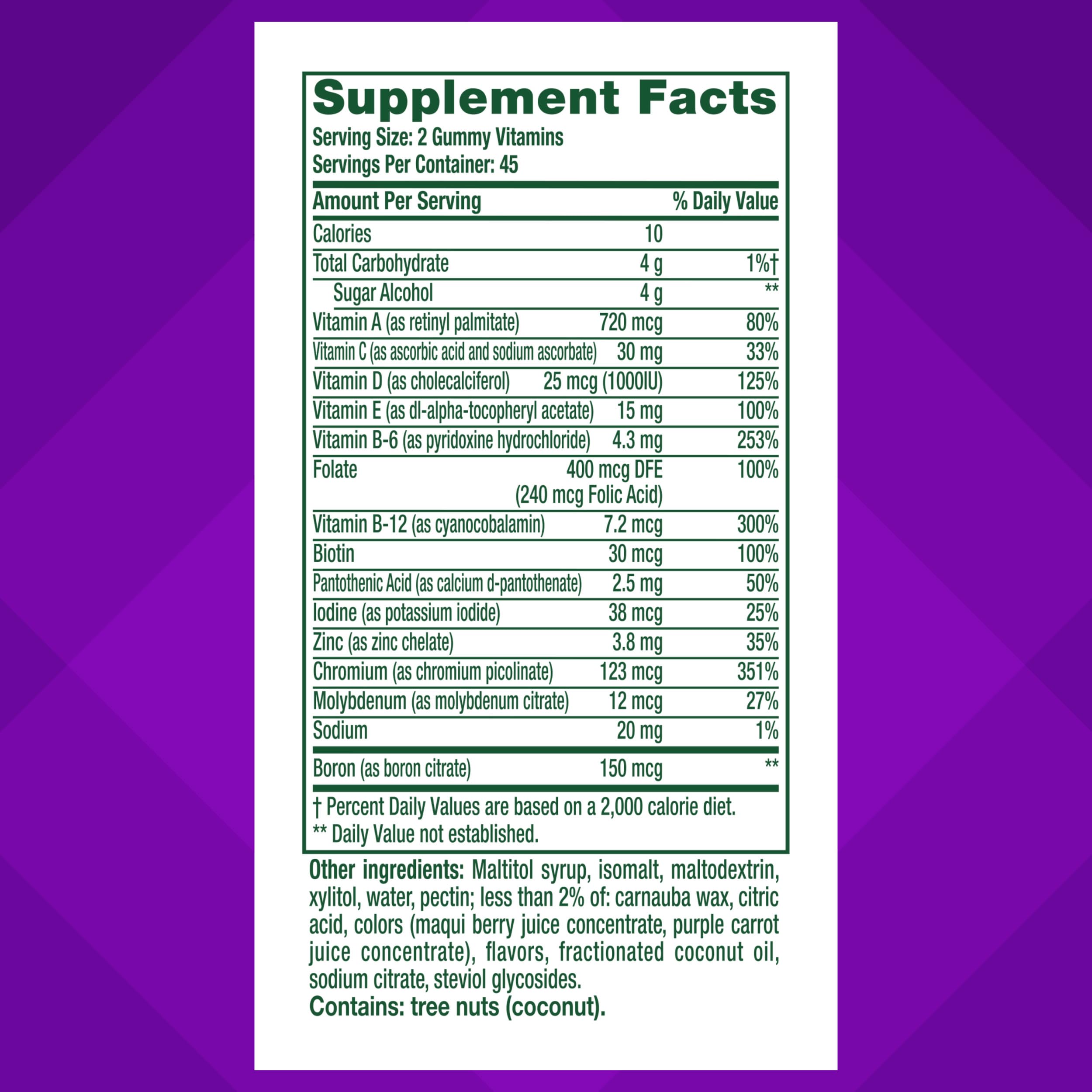 vitafusion Sugar Free Men’s Multi Daily Gummy Multivitamins, Supports Energy Metabolism, Muscle and Immune Health VitafusionAu supplements